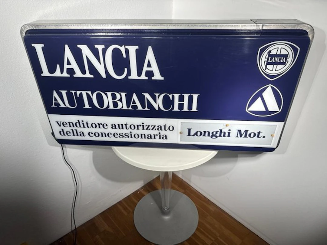 Lancia - Lancia Autobianchi neon sign - Sign - Plastic, Metal