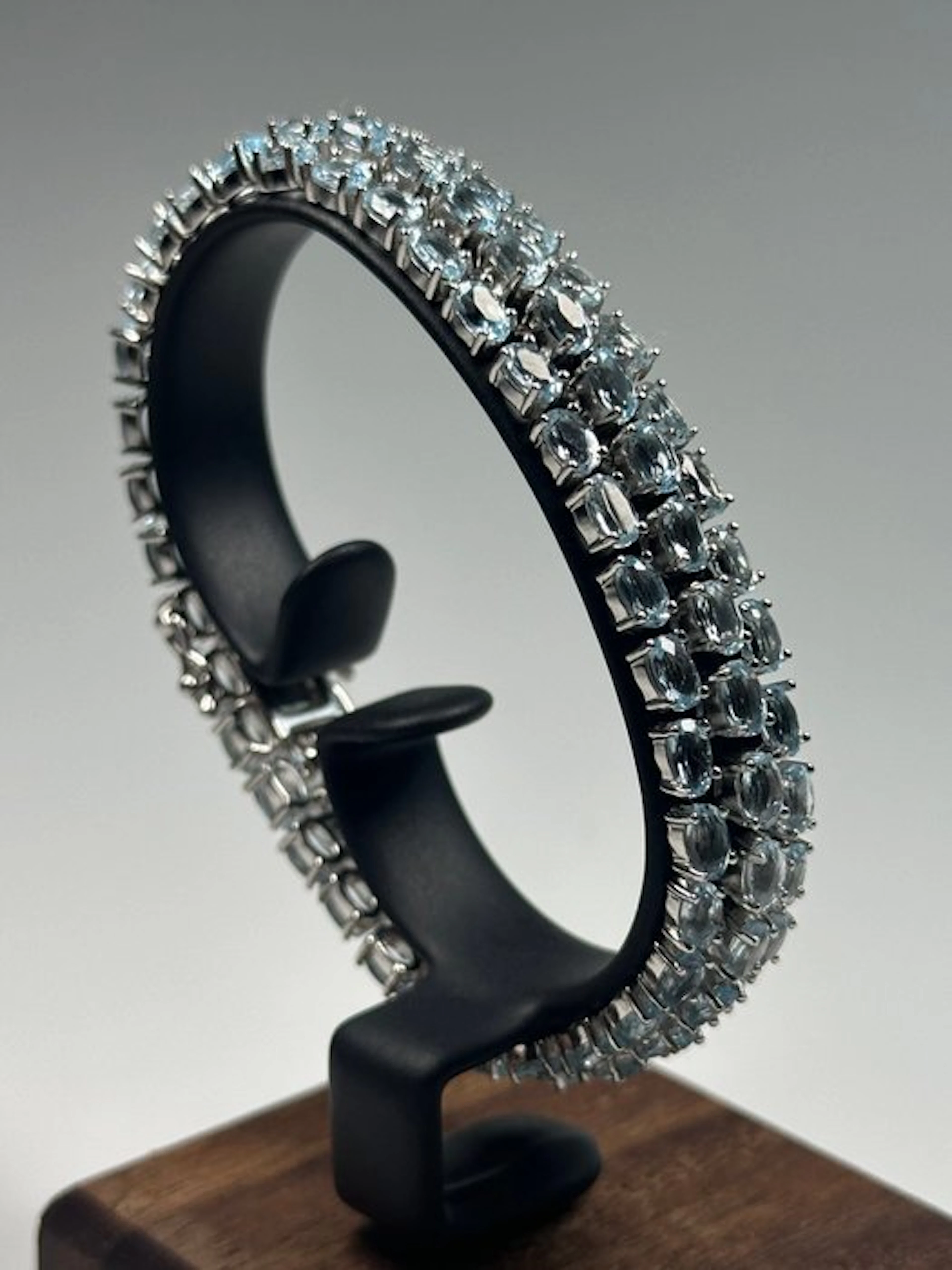 No reserve price - Bracelet 925 Sterling Silver 18k gold...