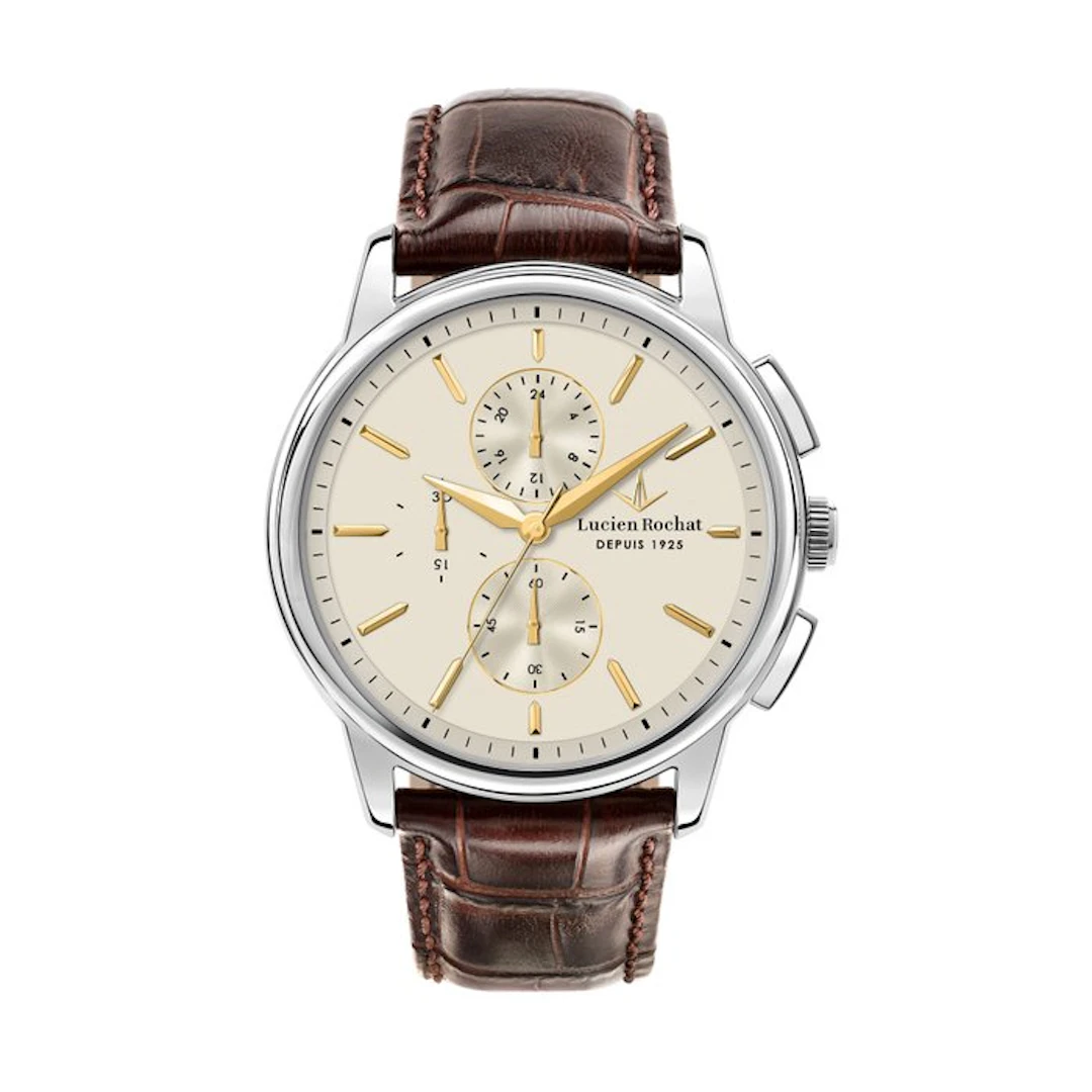 Lucien Rochat - Iconic - Classic - Ivory - Chronograph...