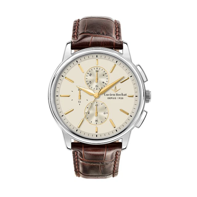 Lucien Rochat - Iconic - Classic - Ivory - Chronograph...