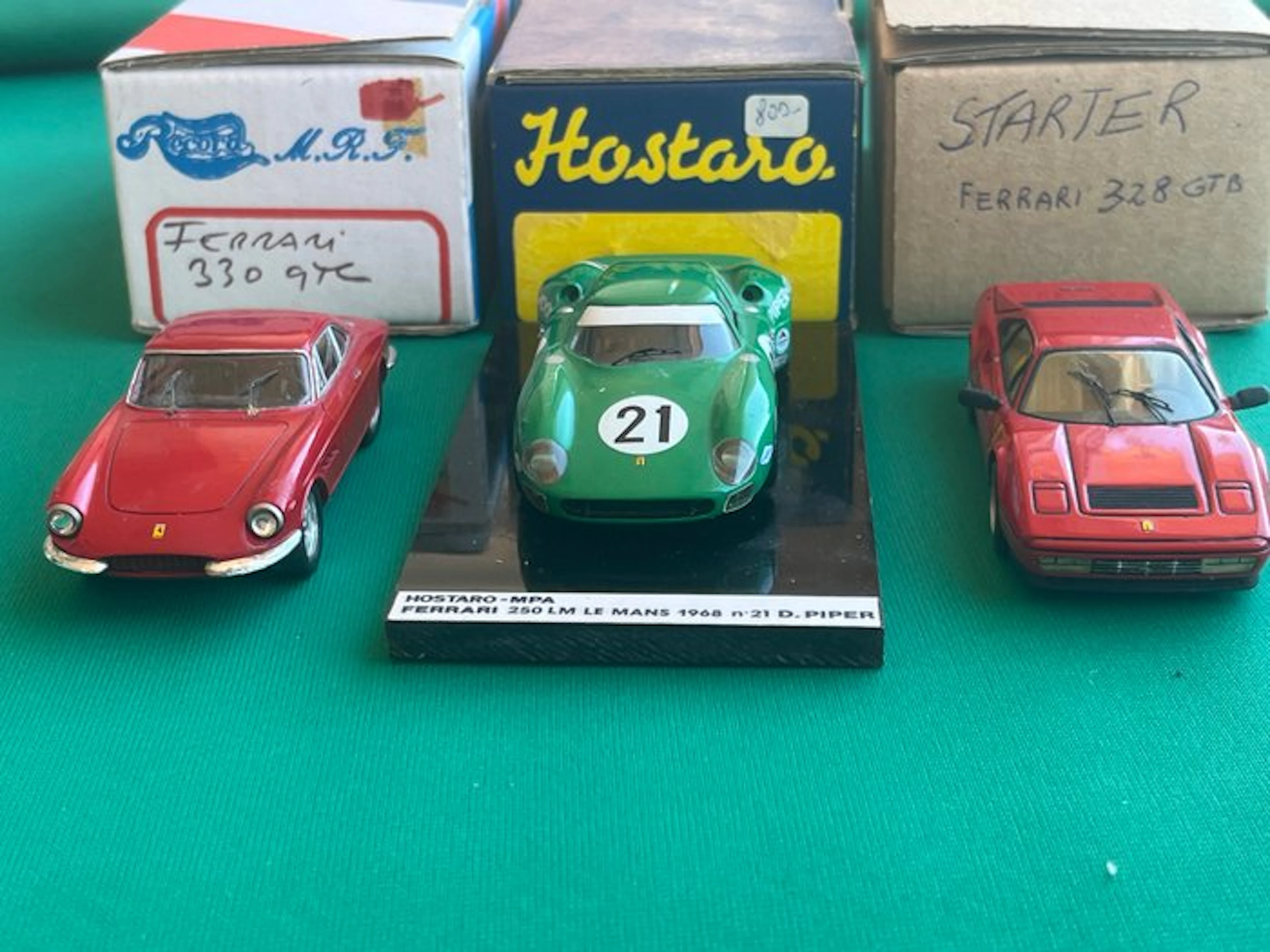 1:43 - Model car (3) - Ferrari 330 GTC - Hostaro, starter, m.r.f.