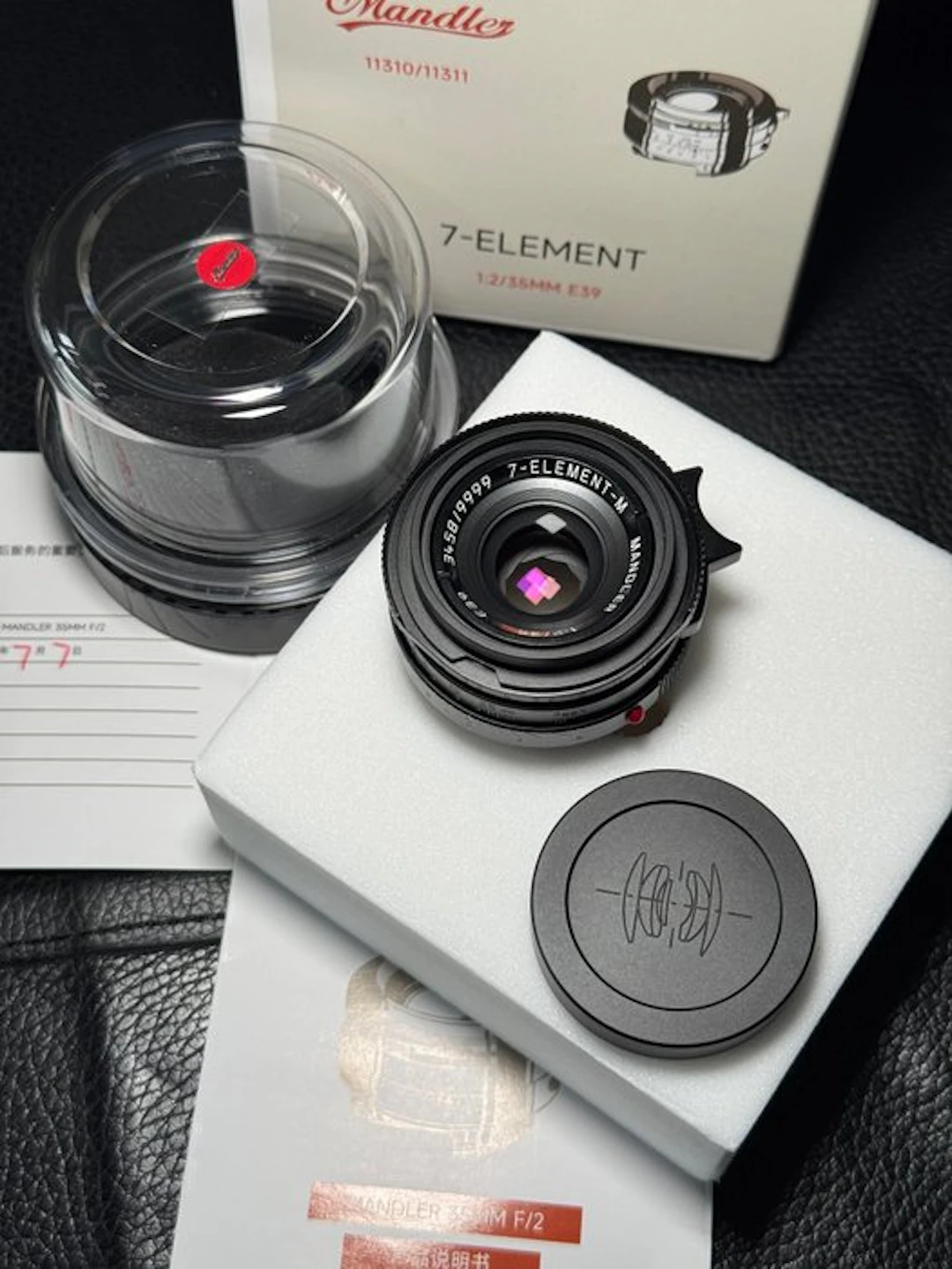 Mandler 7 element-M 2/35 Camera lens