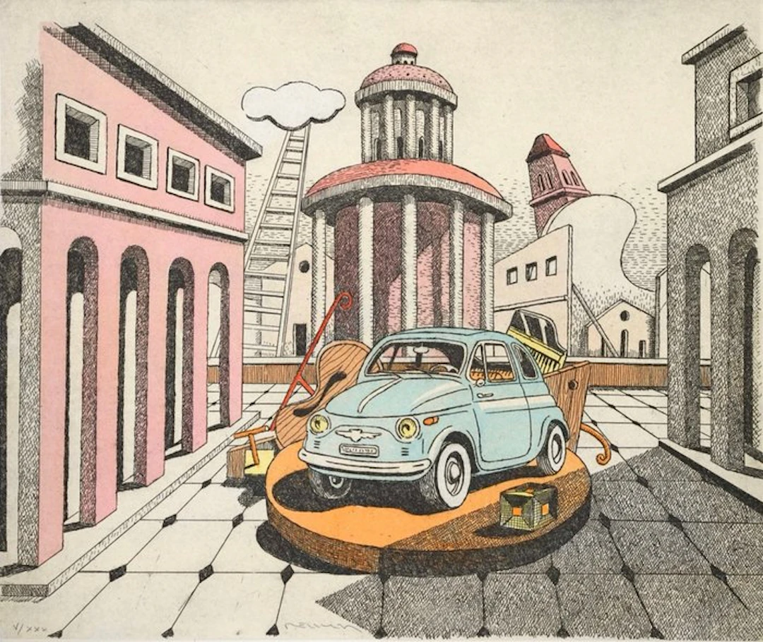 Fernando Bellver (1954) - 500 según de Chirico