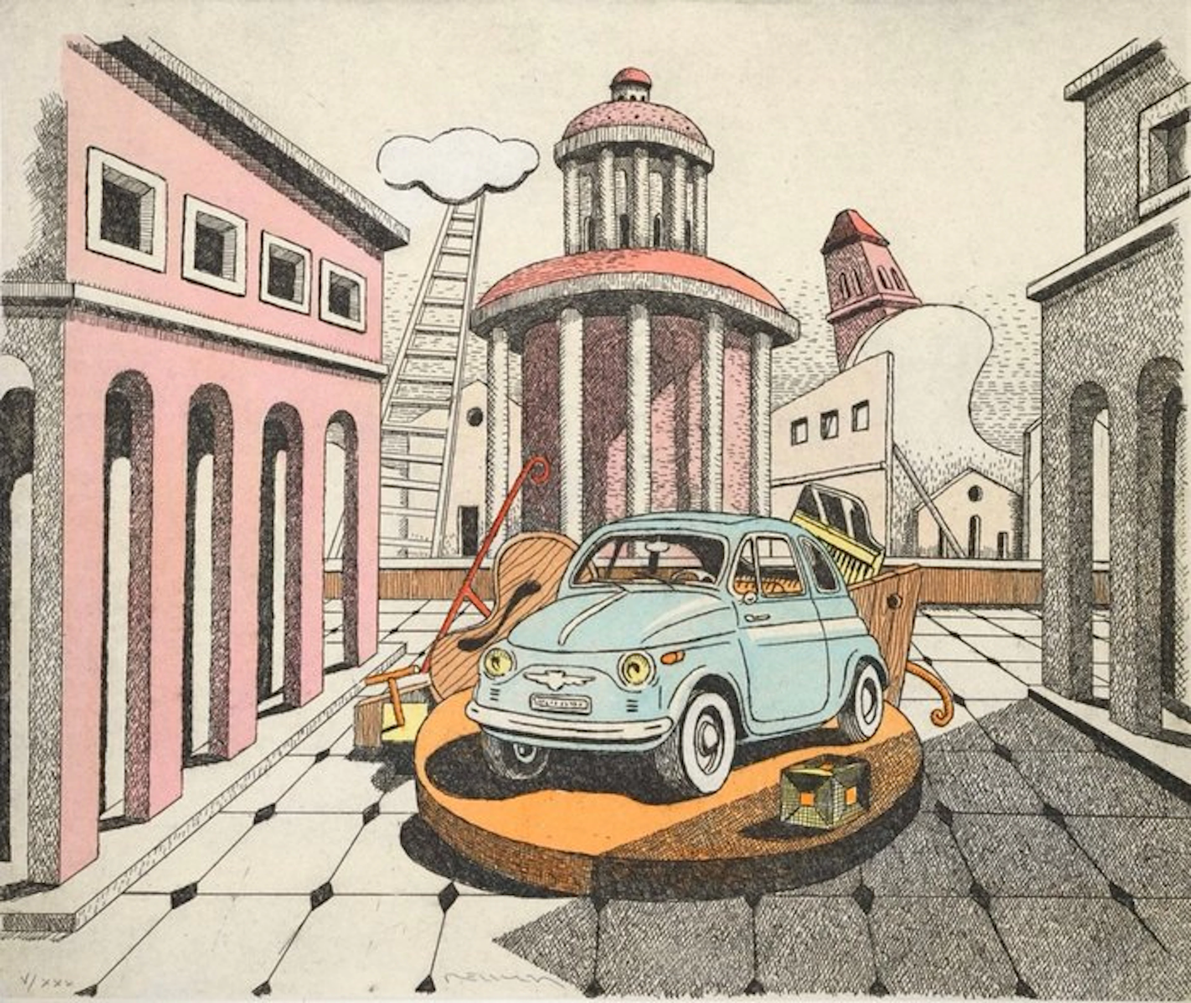 Fernando Bellver (1954) - 500 según de Chirico