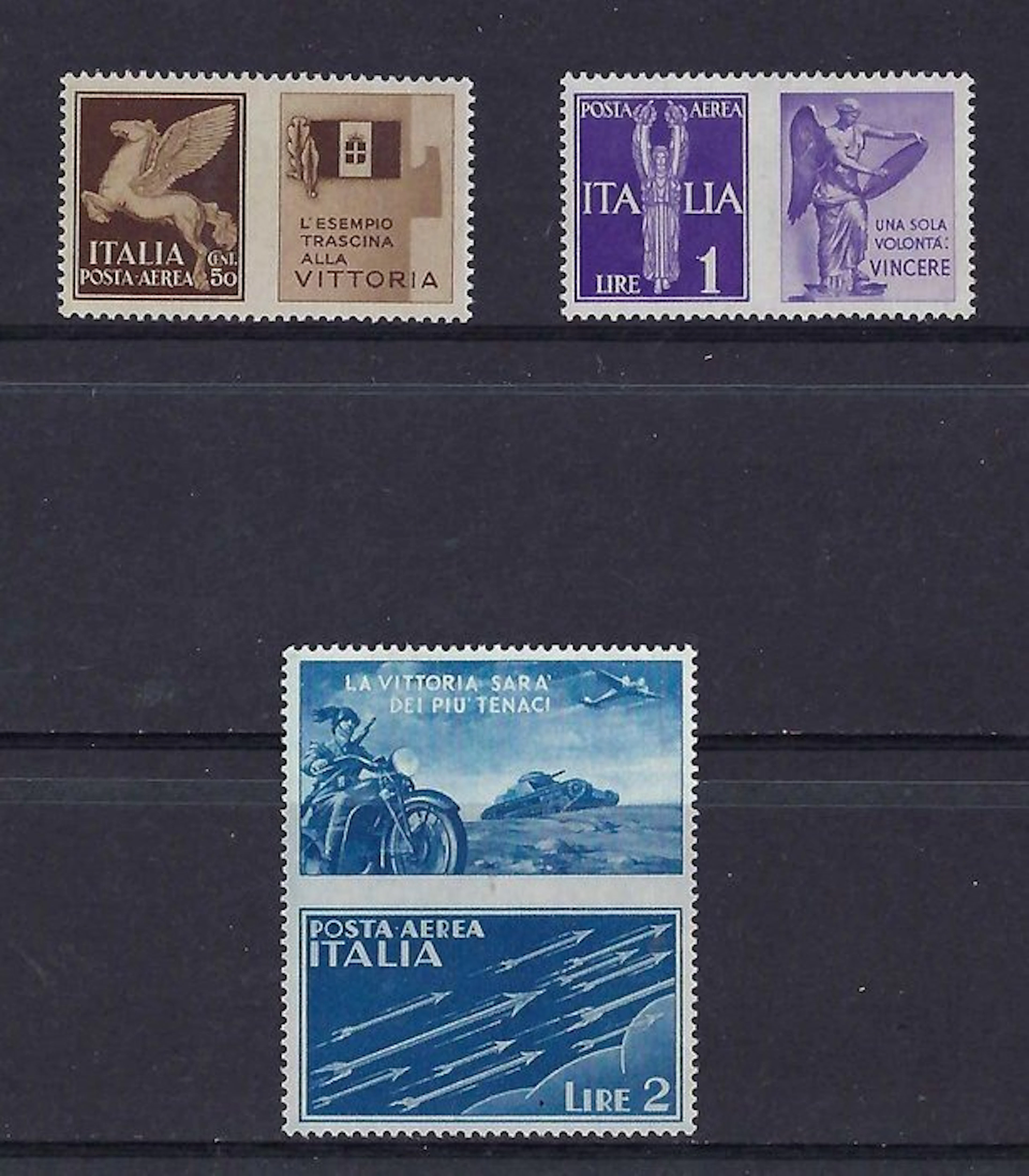 Italy 1942 - War Propaganda NOT ISSUED Complete Set MNH**...