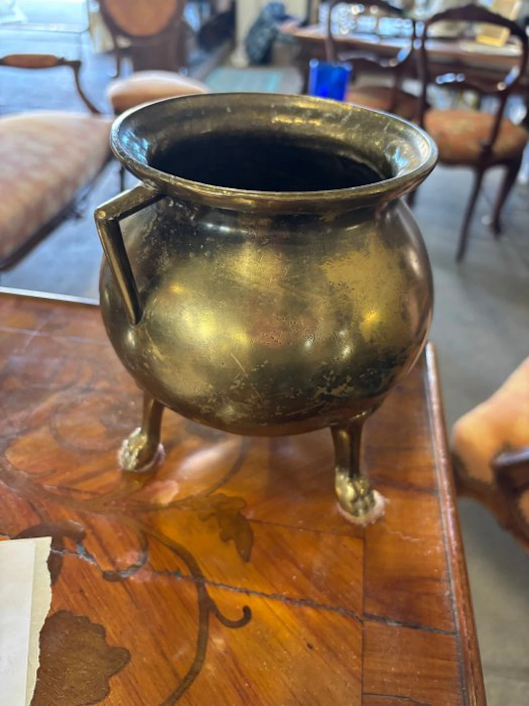 Pot - Gilt brass - Brass cachepot