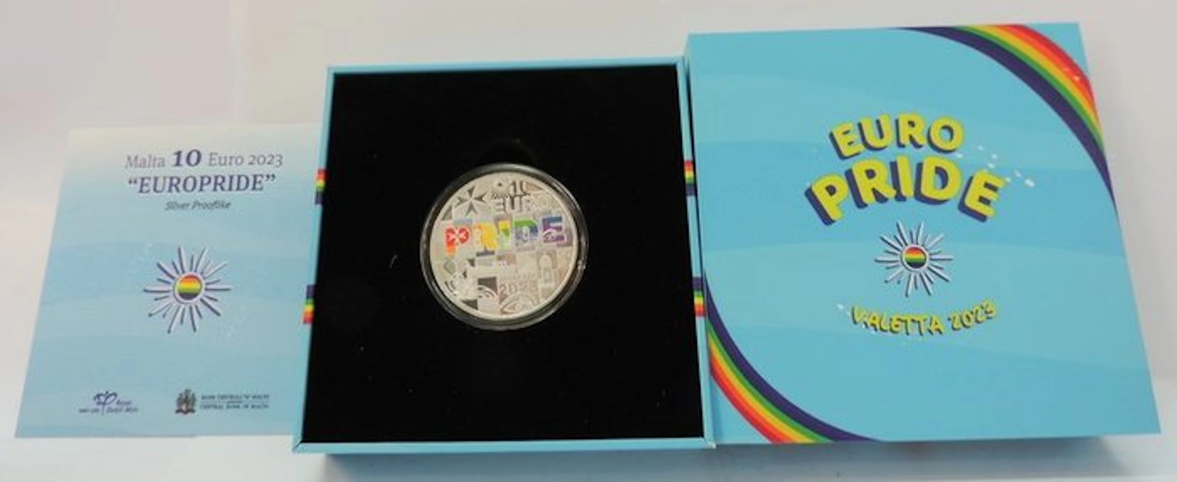 Malta. 10 Euro 2023 "Euro Pride" Proof (No reserve price)