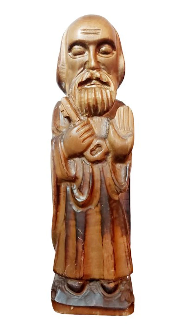 Statue, Apostel Petrus - 34 cm - Wood - 1960