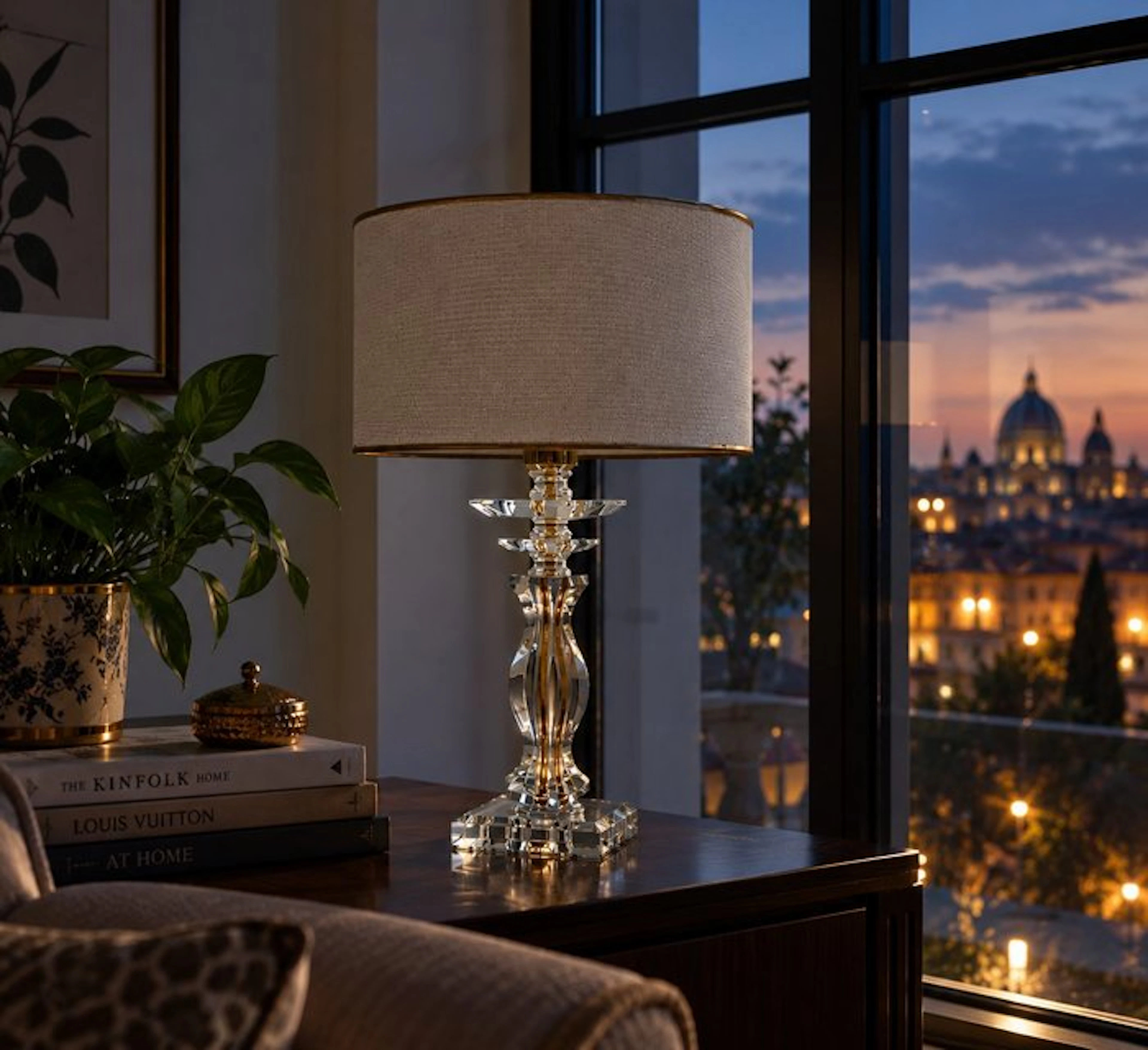 Artelight - Table lamp - Crystal - The whole lamp is made