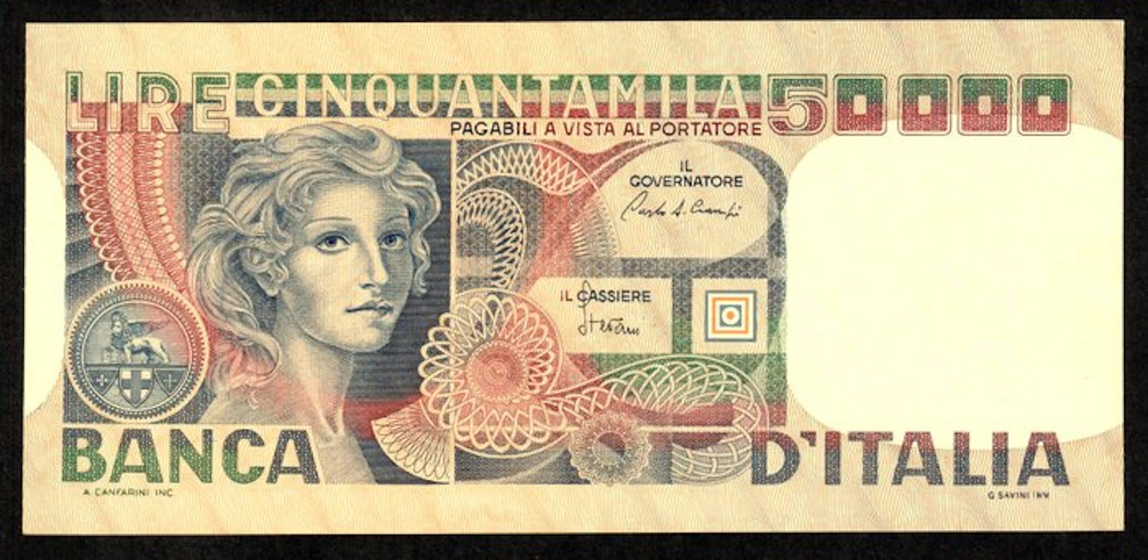 Italy. 50000 Lire 11/04/1980 (No reserve price)
