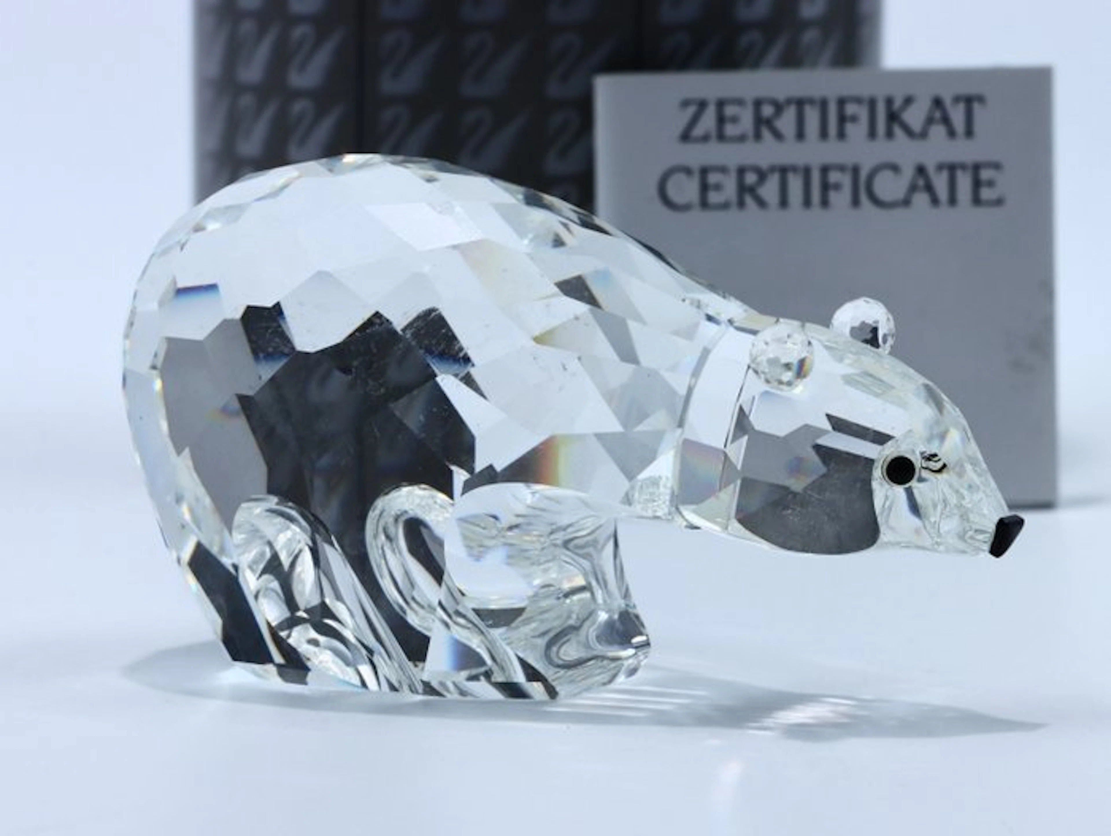 Figure - Swarovski - IJsbeer (Boxed + certificate) - Crystal