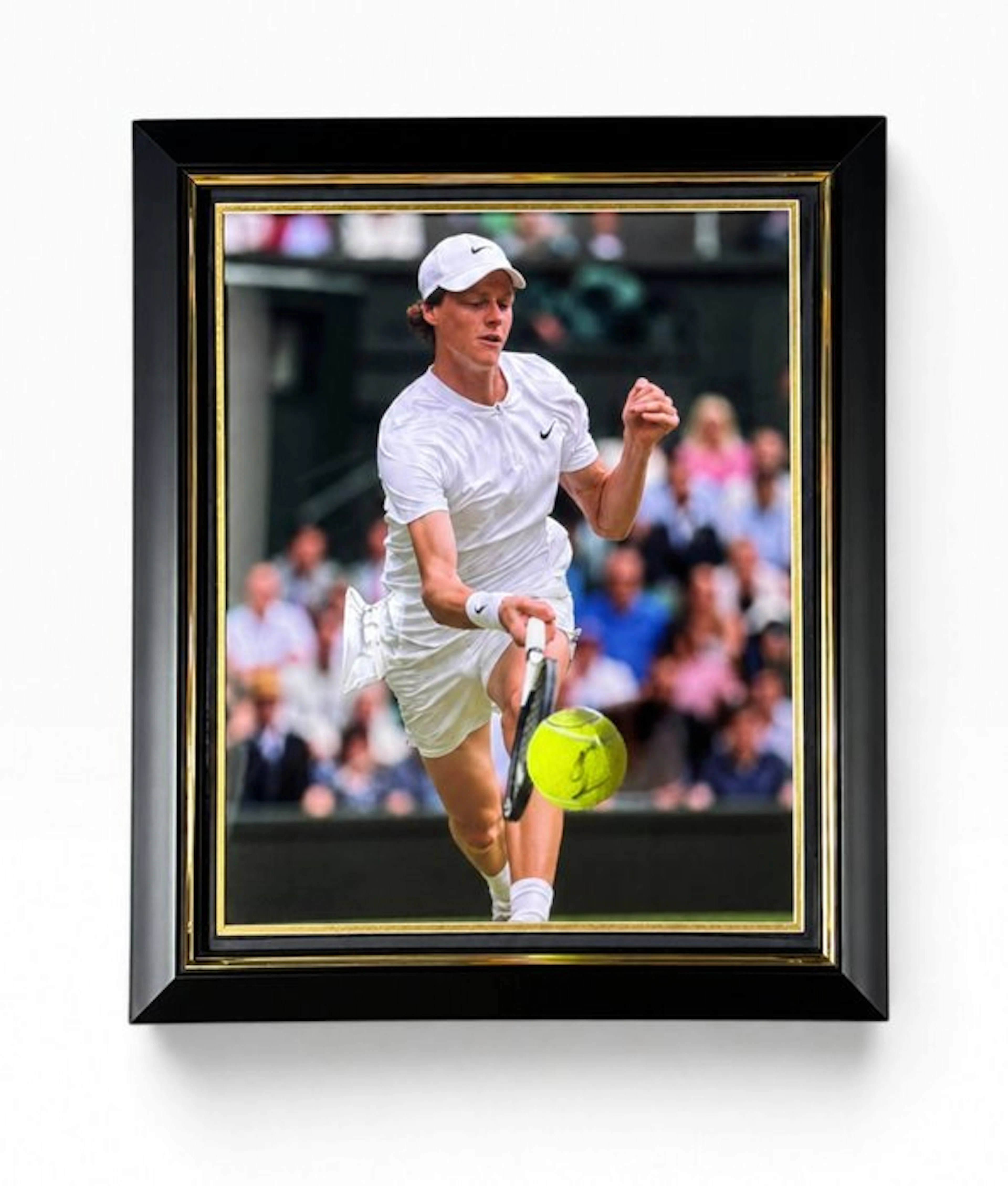 Jannik Sinner Singed Tennis Ball - Premium Frame - Tennis ball