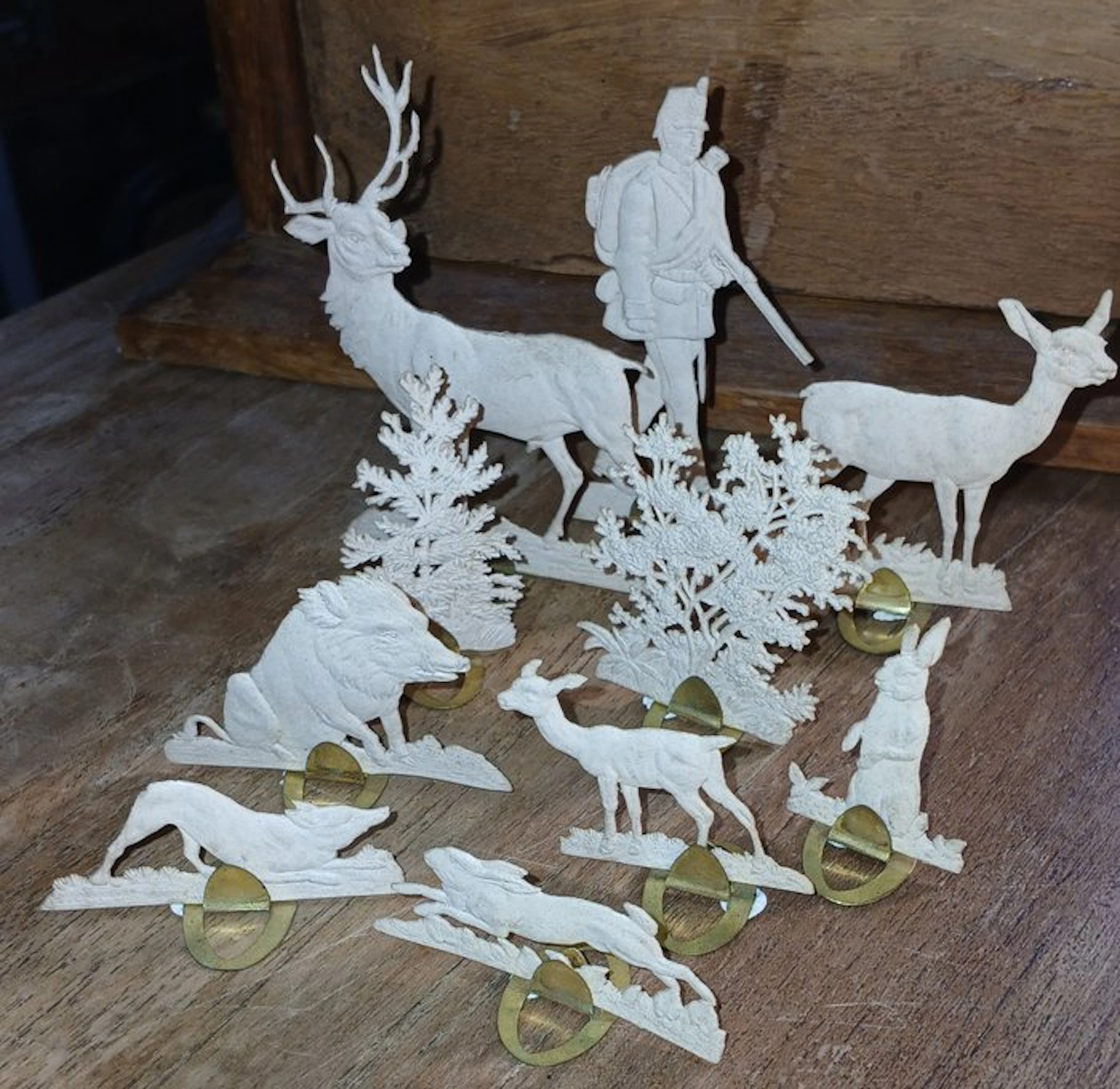 Christmas decoration Antiek Dresder Pappe Papiemache (10)...