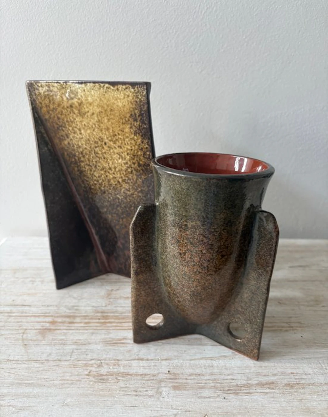 Ton van Stratum - Vase (2) - Ceramic