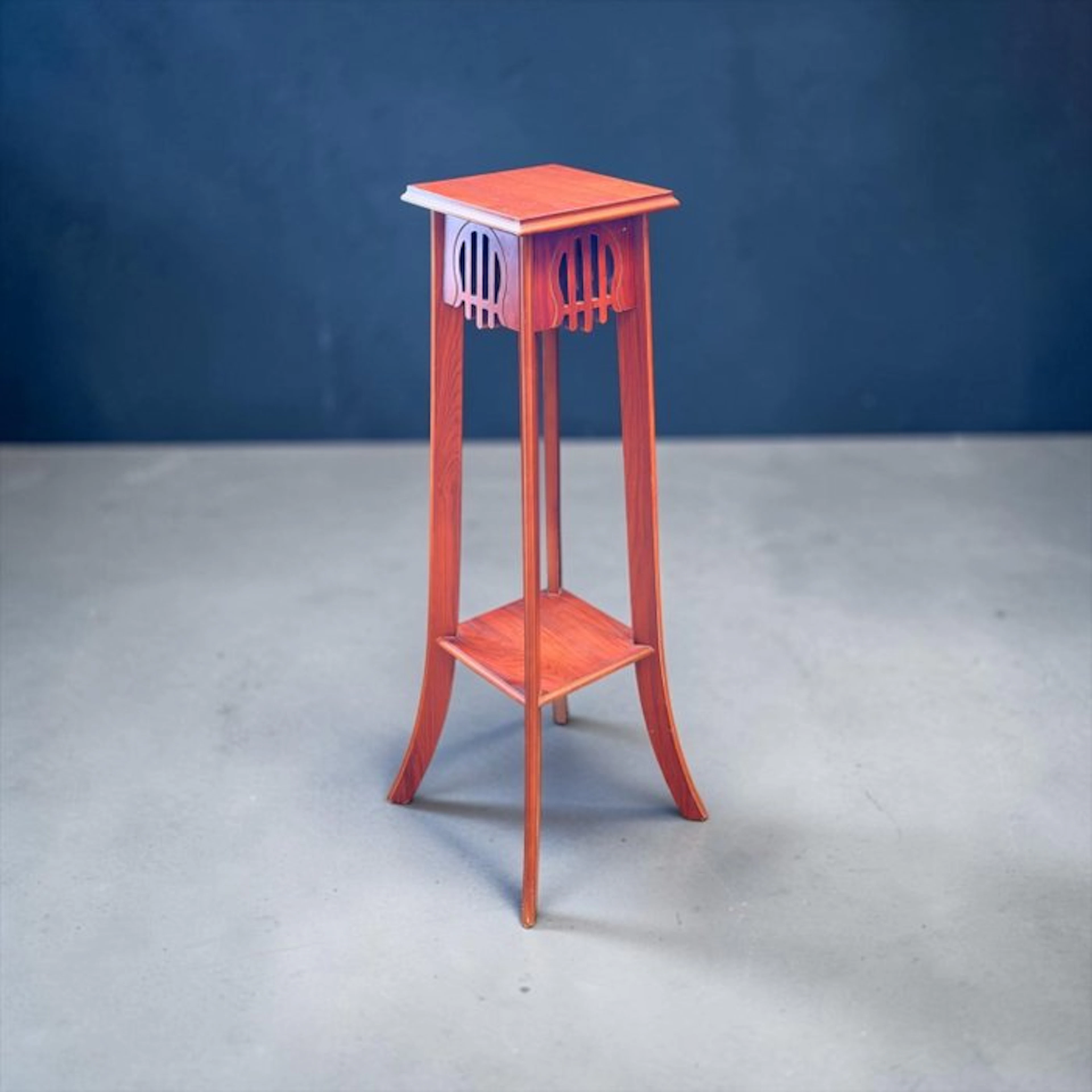 Side table - Harp Decoration - Wood - Pedestal