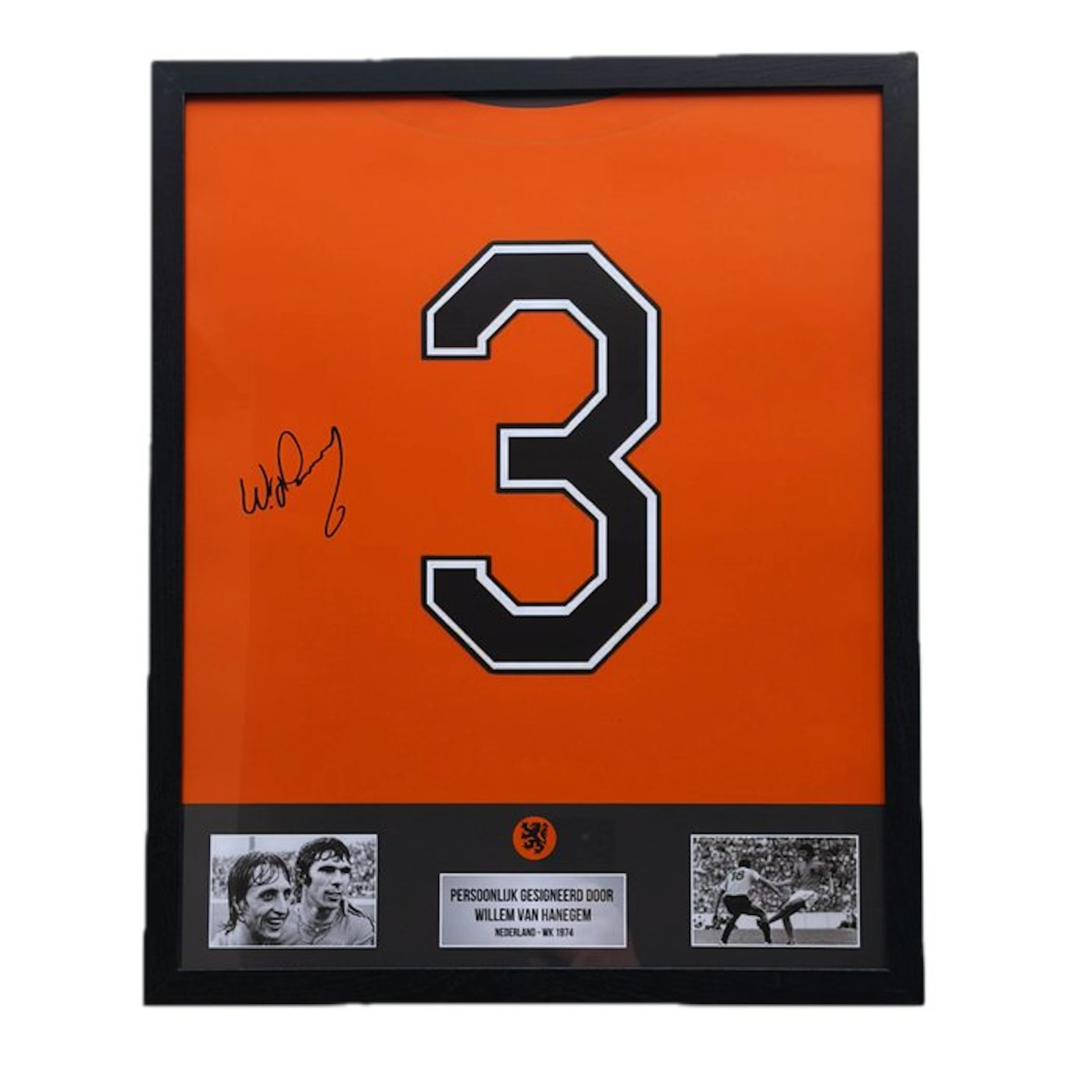 Gesigneerd - Nederlands Elftal 1974 - Willem van Hanegem