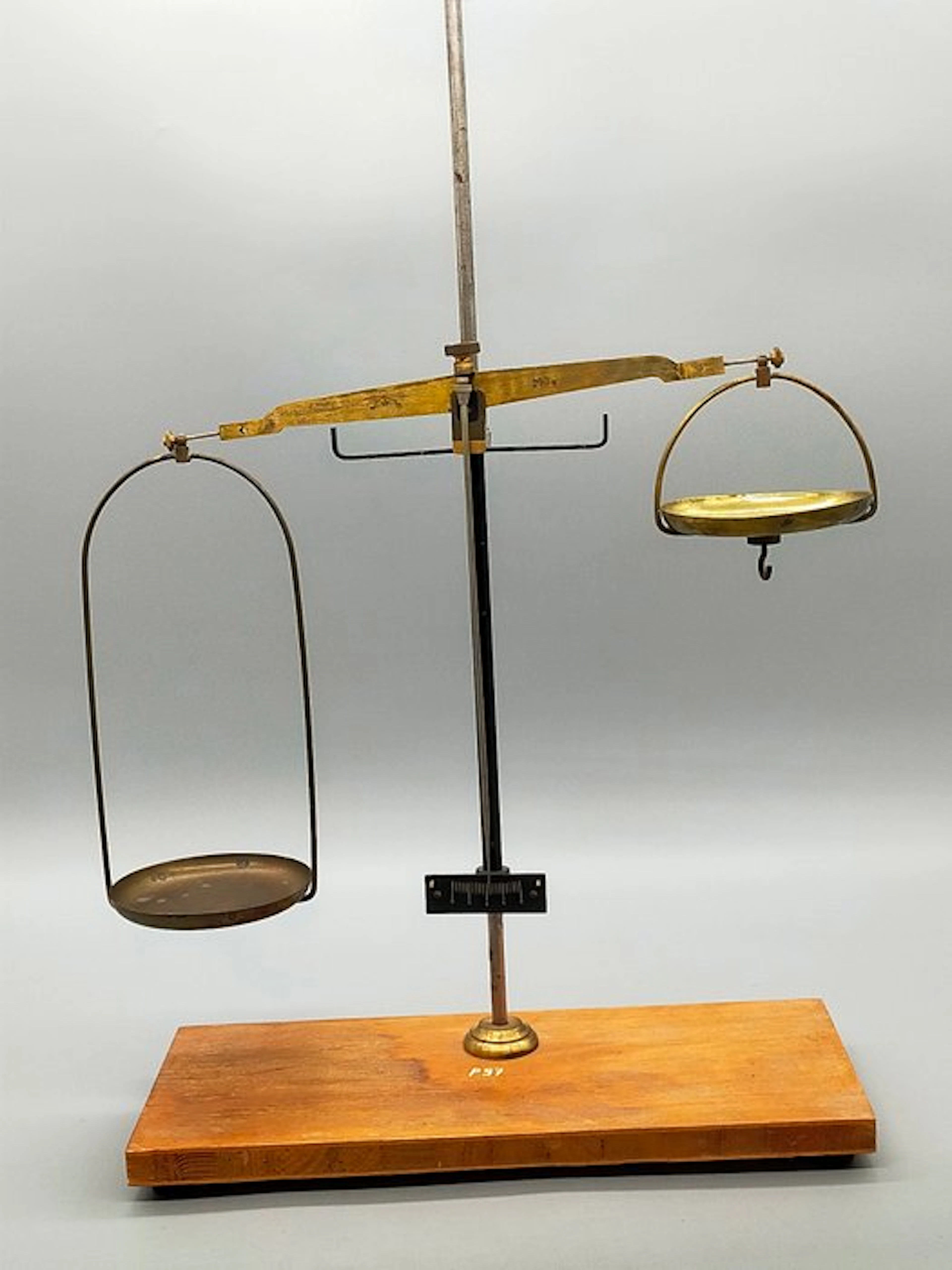Antike Messing Präzisionswaage WE 250g - Balance or scale - Metal, Brass, Wood