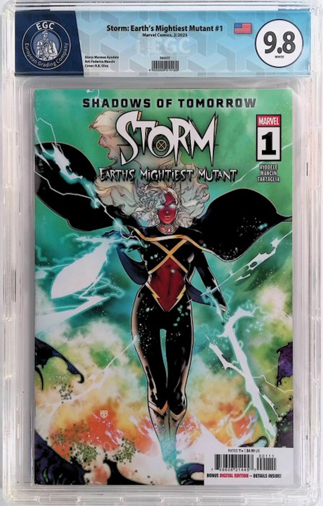 Storm: Earth's Mightiest Mutant #1 - EGC 9.8 - 1 Graded...