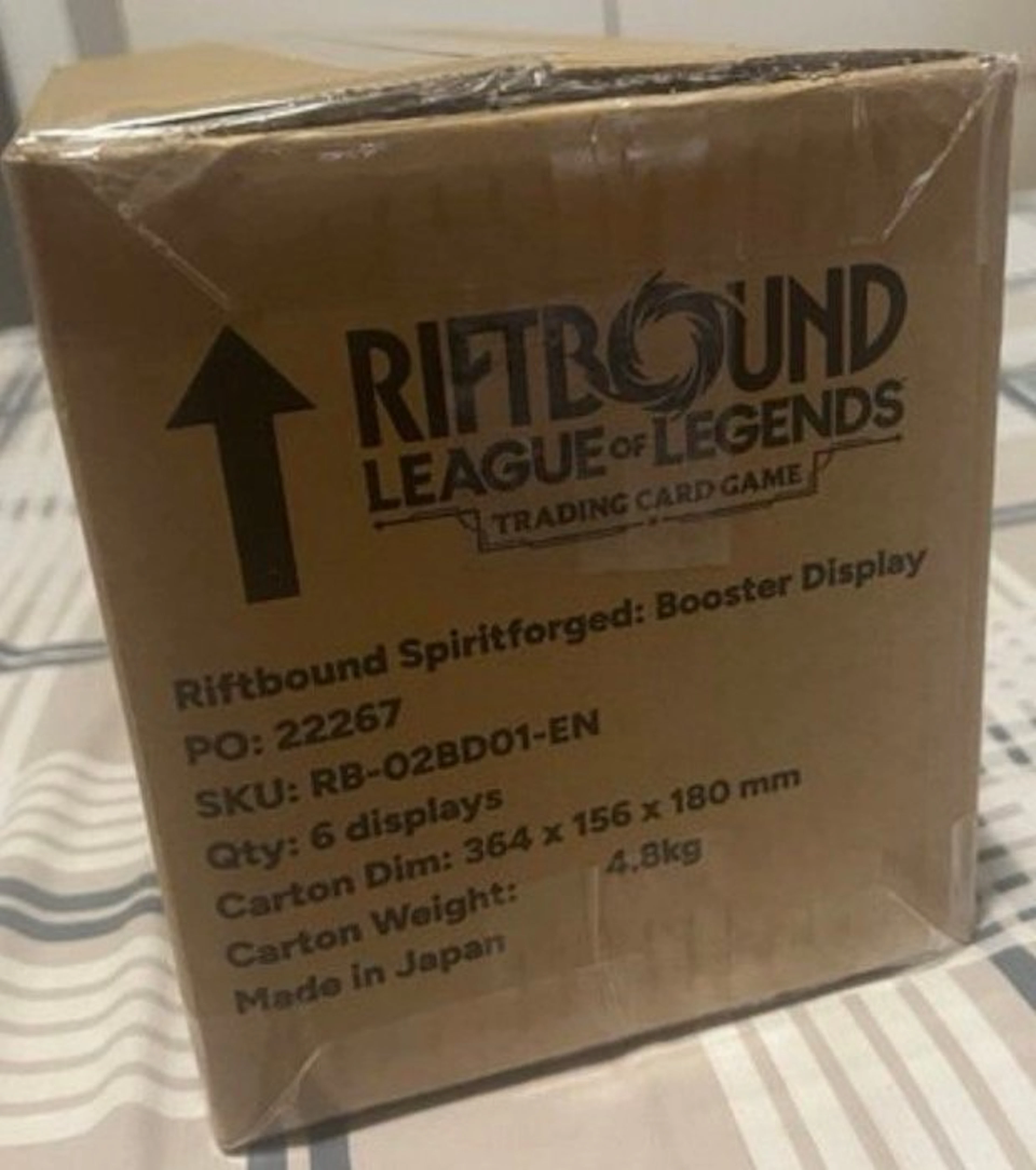 Riftbound - 1 Box - Riftbound Spiritforged Case Sealed English