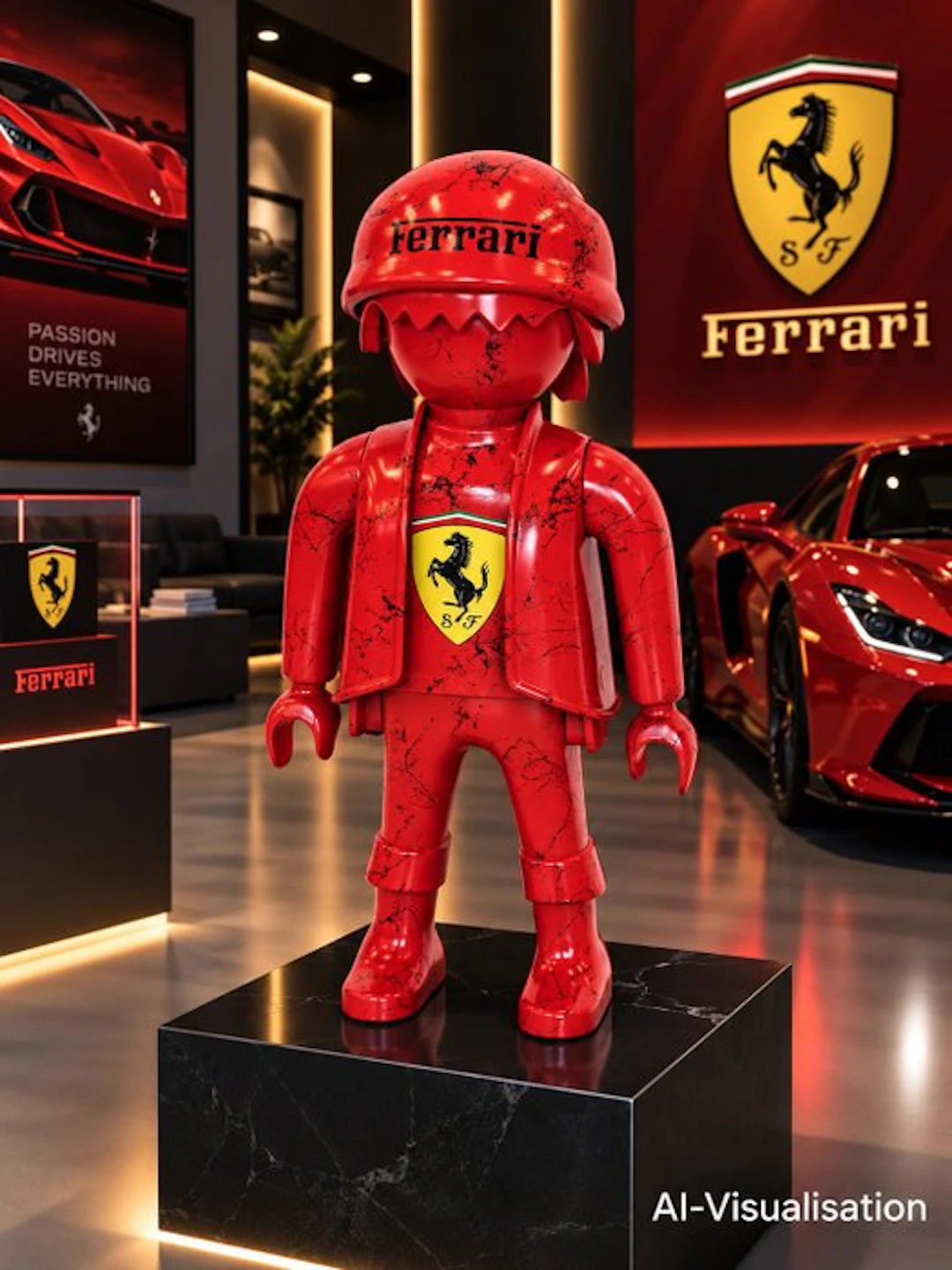 Beever Deco Art - Ferrari Playmobil XXL - 62cm