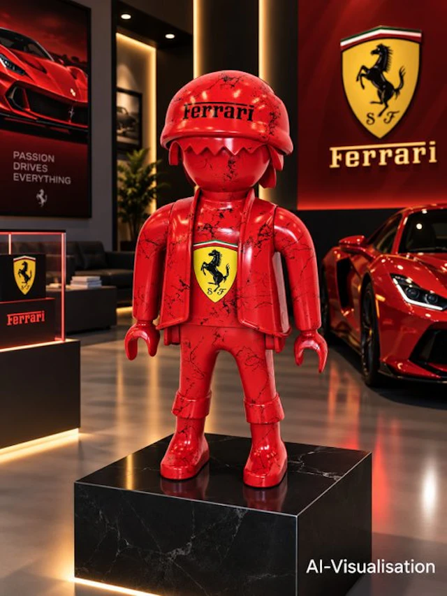 Beever Deco Art - Ferrari Playmobil XXL - 62cm