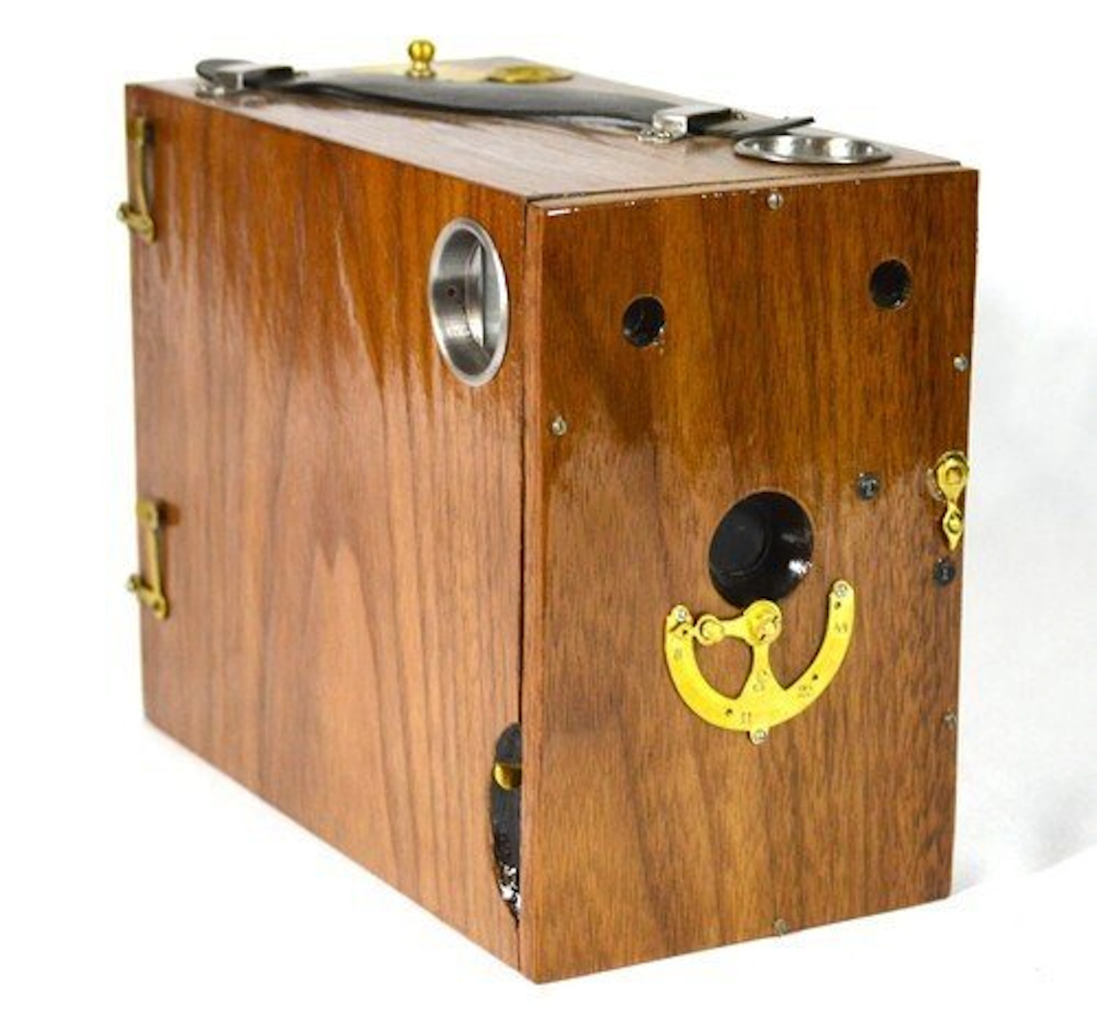 Houghton Klito 3¼" x 4¼" Box Camera - Custom Walnut Restored Edition (c