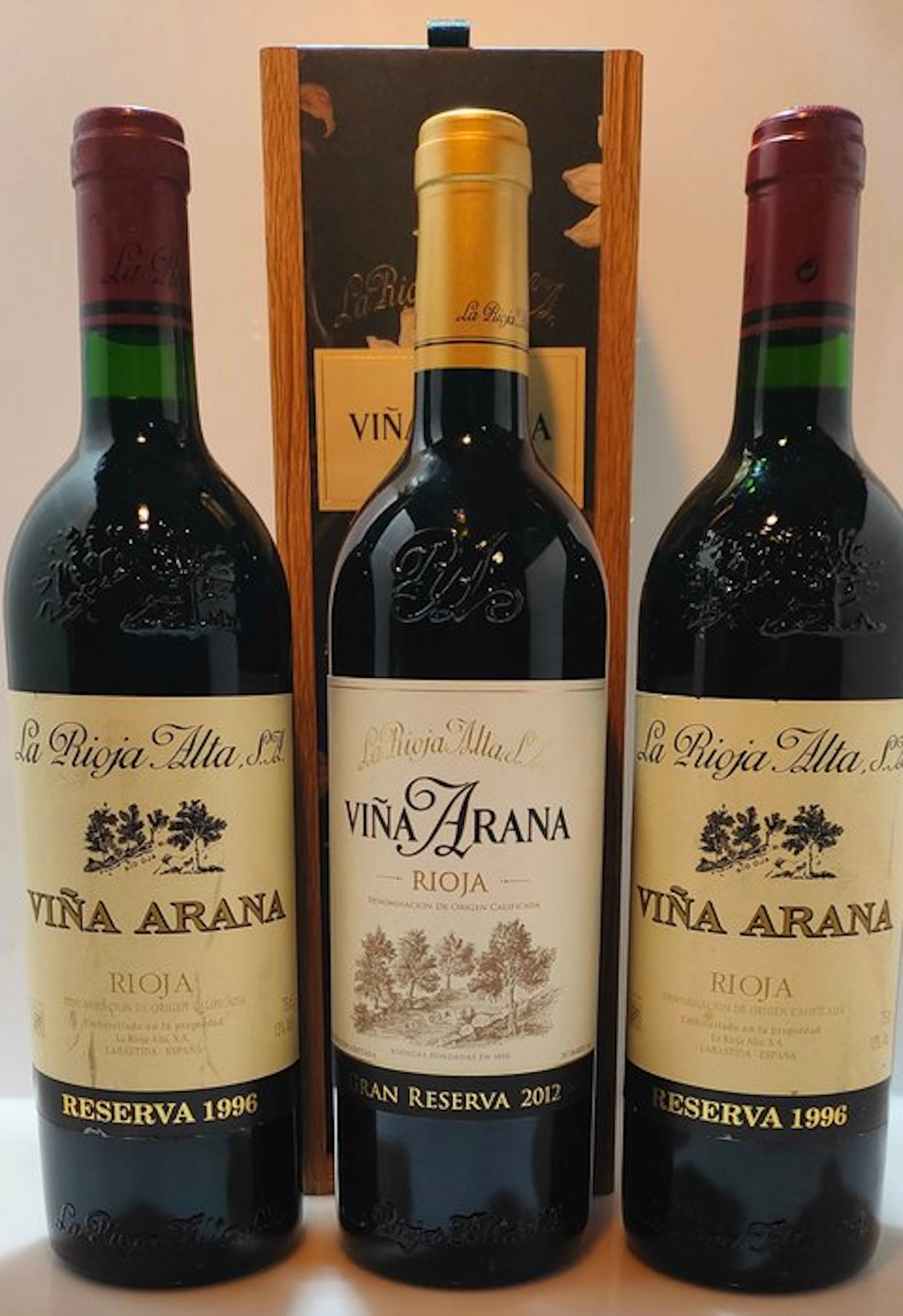 1996 (x2) & 2012 La Rioja Alta