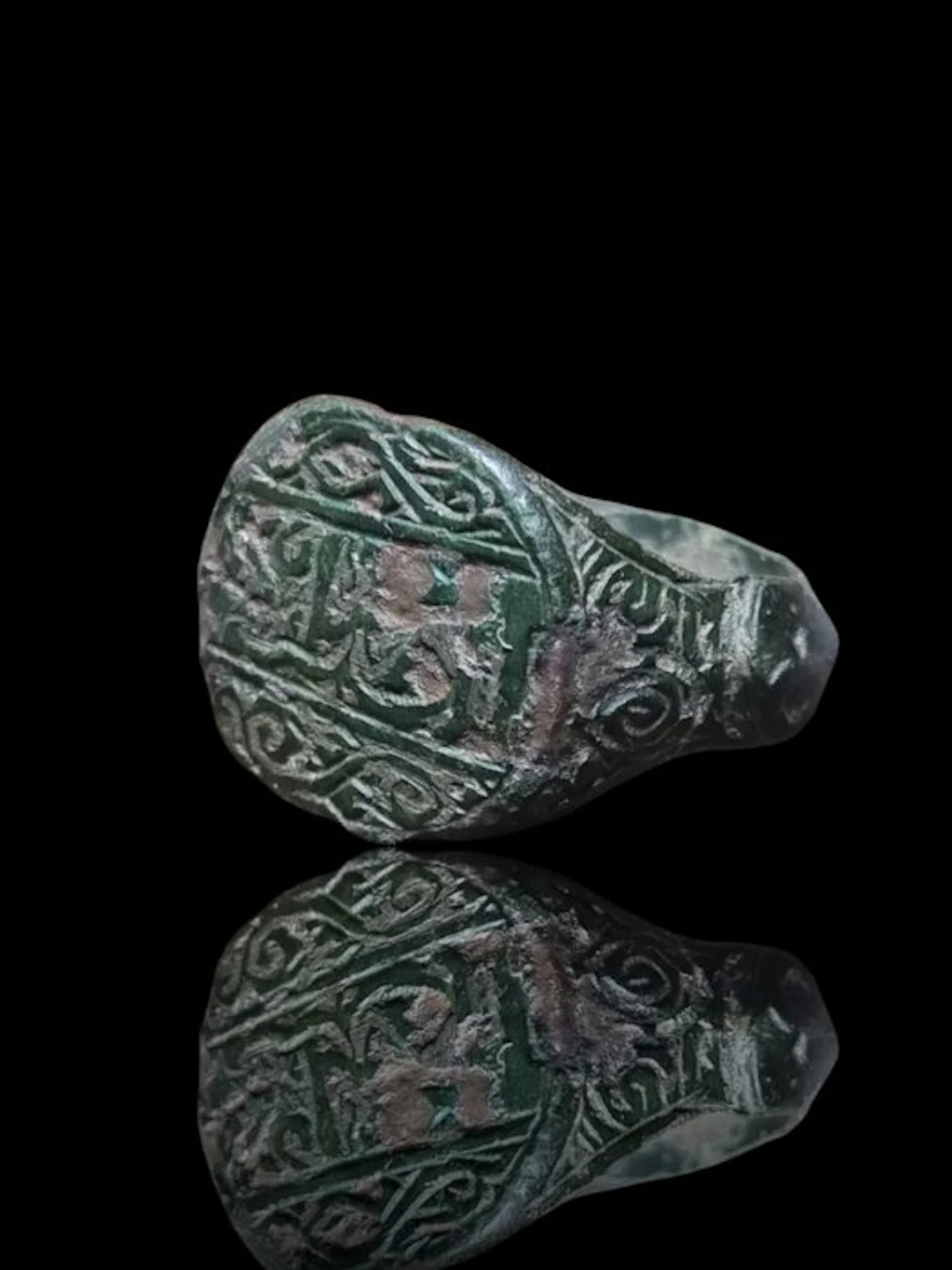 Islamic Bronze, Rare & Interesting Military Seal Ring (No reserve price)