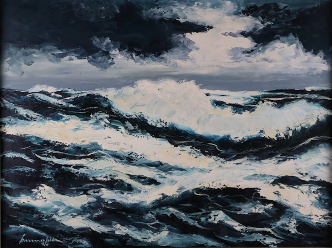 Sommerfeldt (XX) - Brandung und Meer