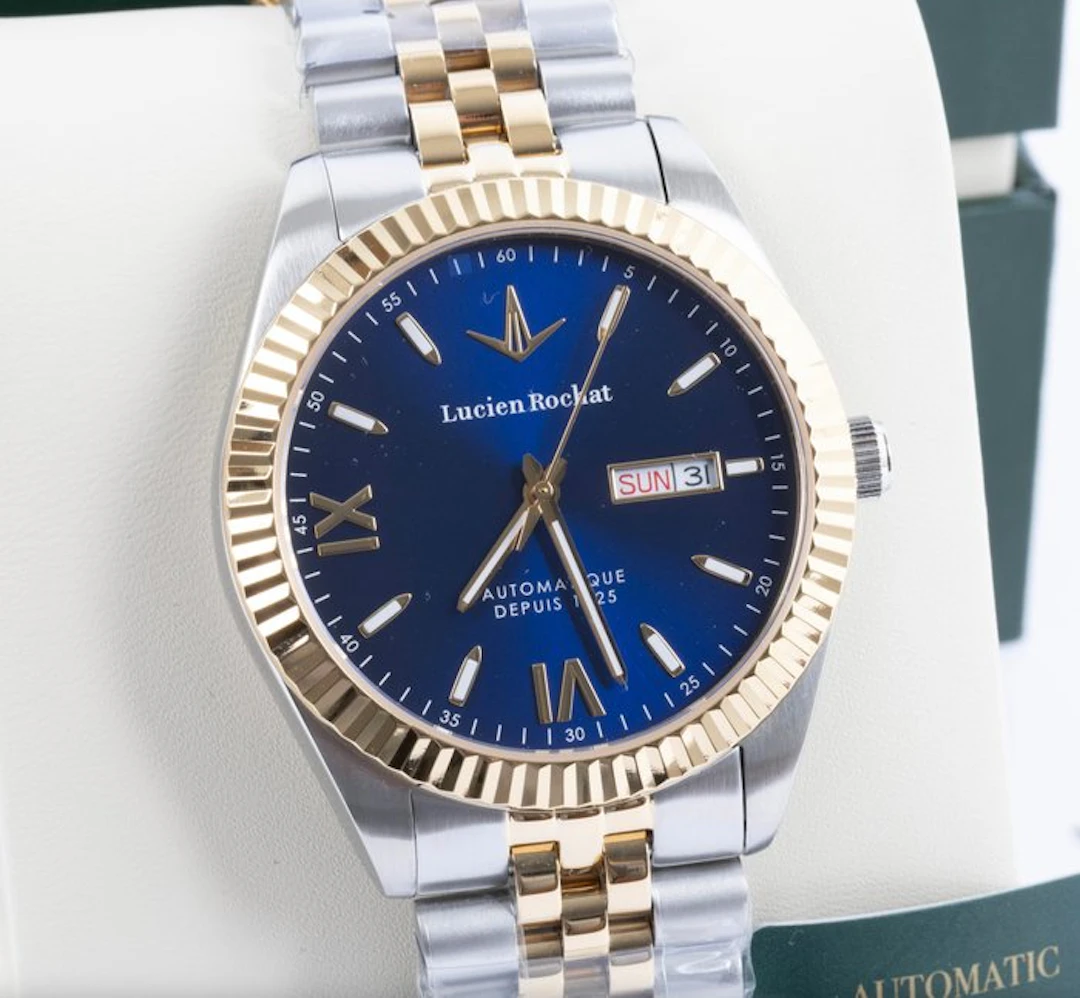 Lucien Rochat - BIENNE - Automatic - Blue - Bi-colour...