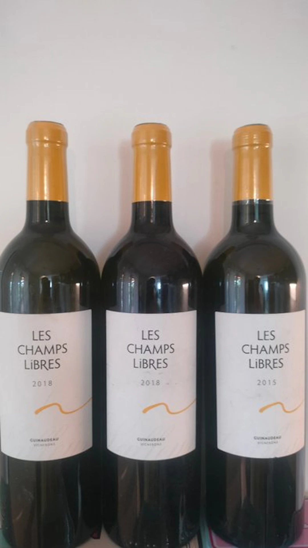 2018 Guinaudeau "Les Champs Libres" blanc - Bordeaux - 3 Bottles (0.75L)