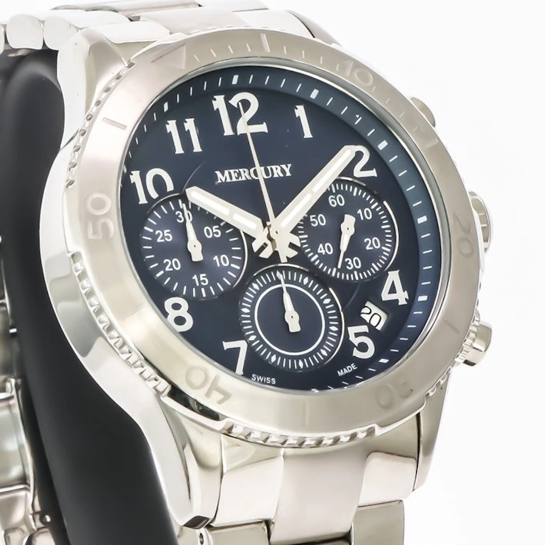 Mercury - Swiss Made Chronograph Watch - ME390-SS-9 - No...