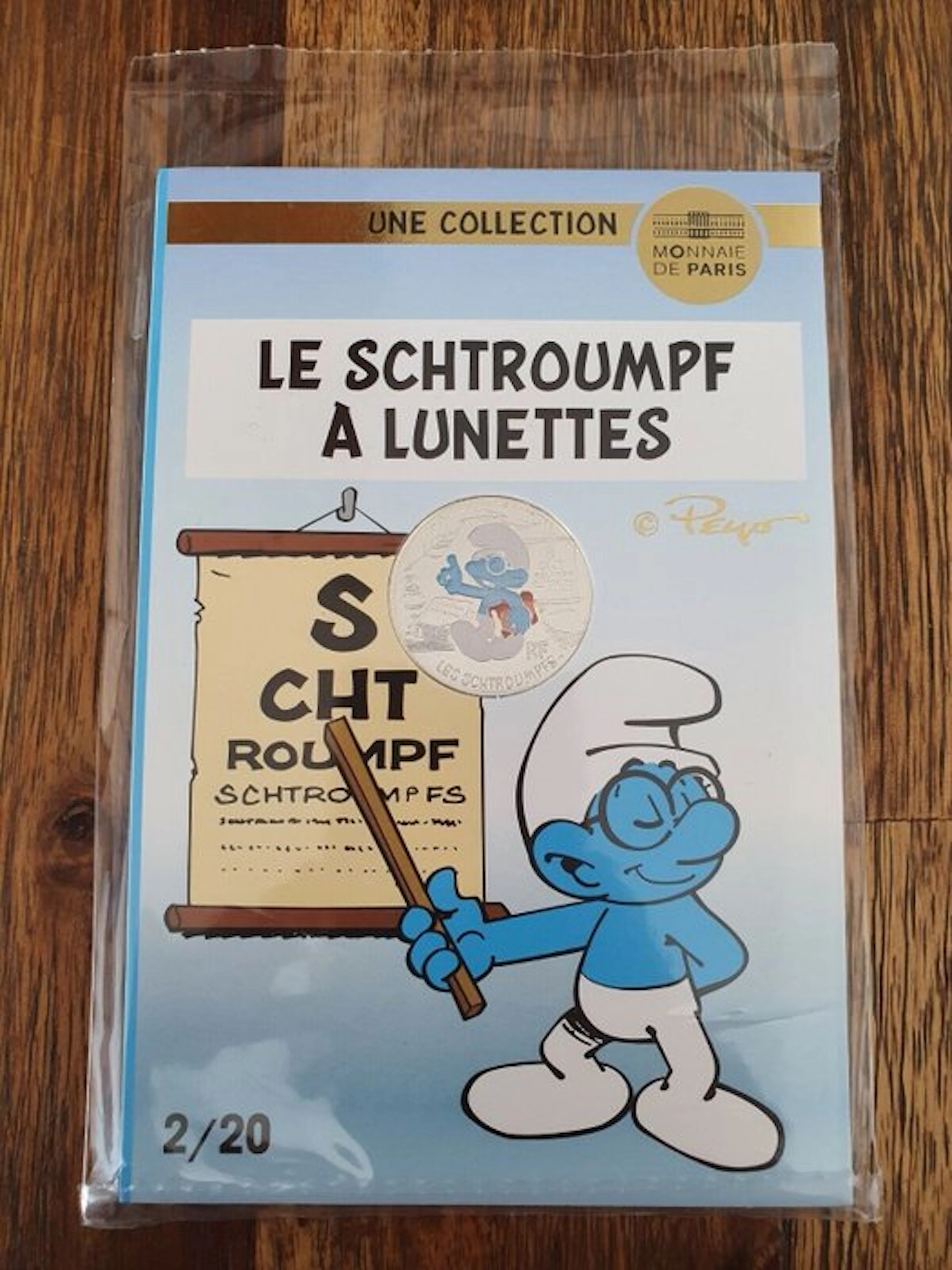 France. 10 Euro 2020 - Die Schlümpfe - Le Schtroumpf a...