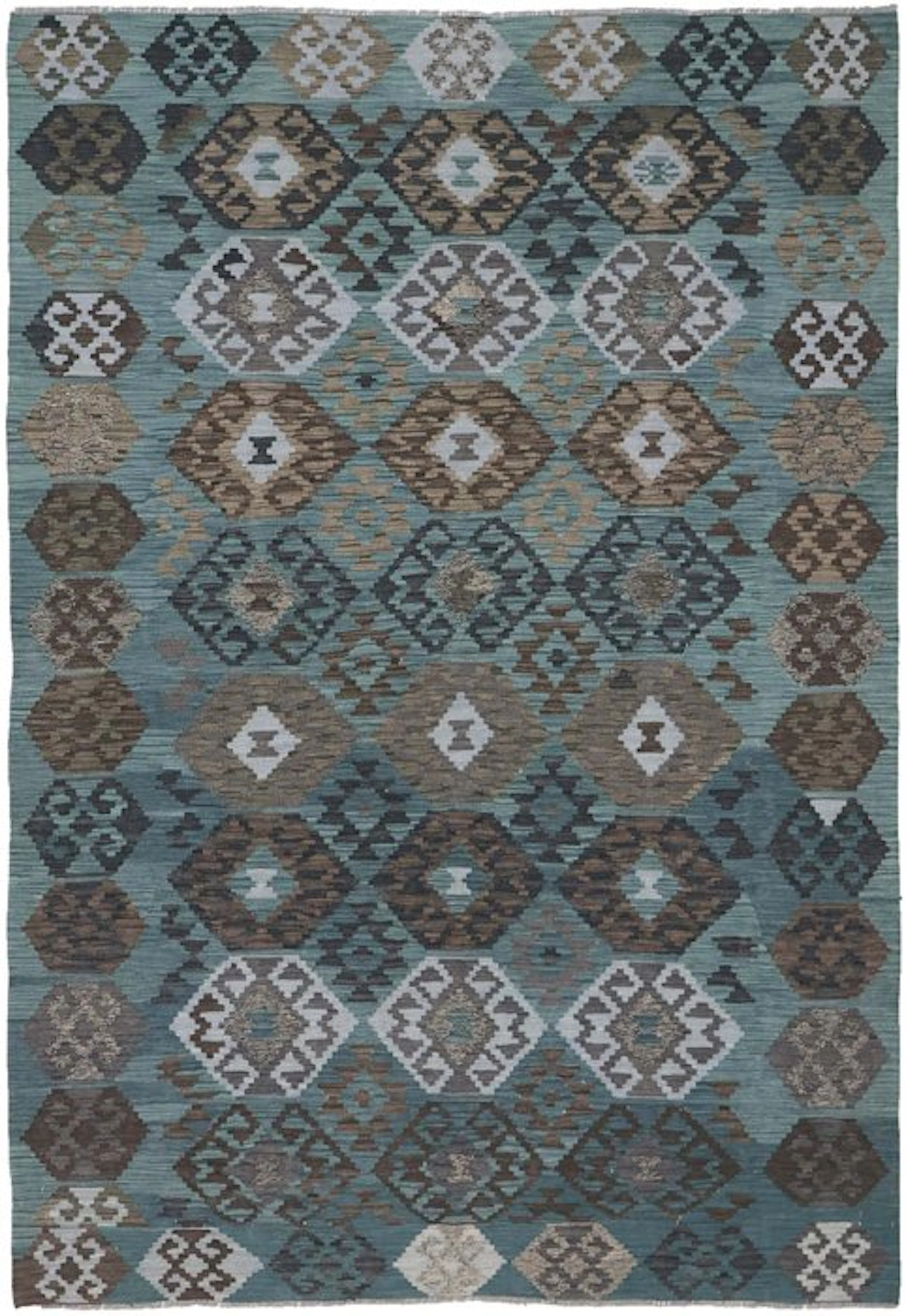 Handwoven Designer Kilim – Afghan Design - Kelim - 293 cm - 204 cm