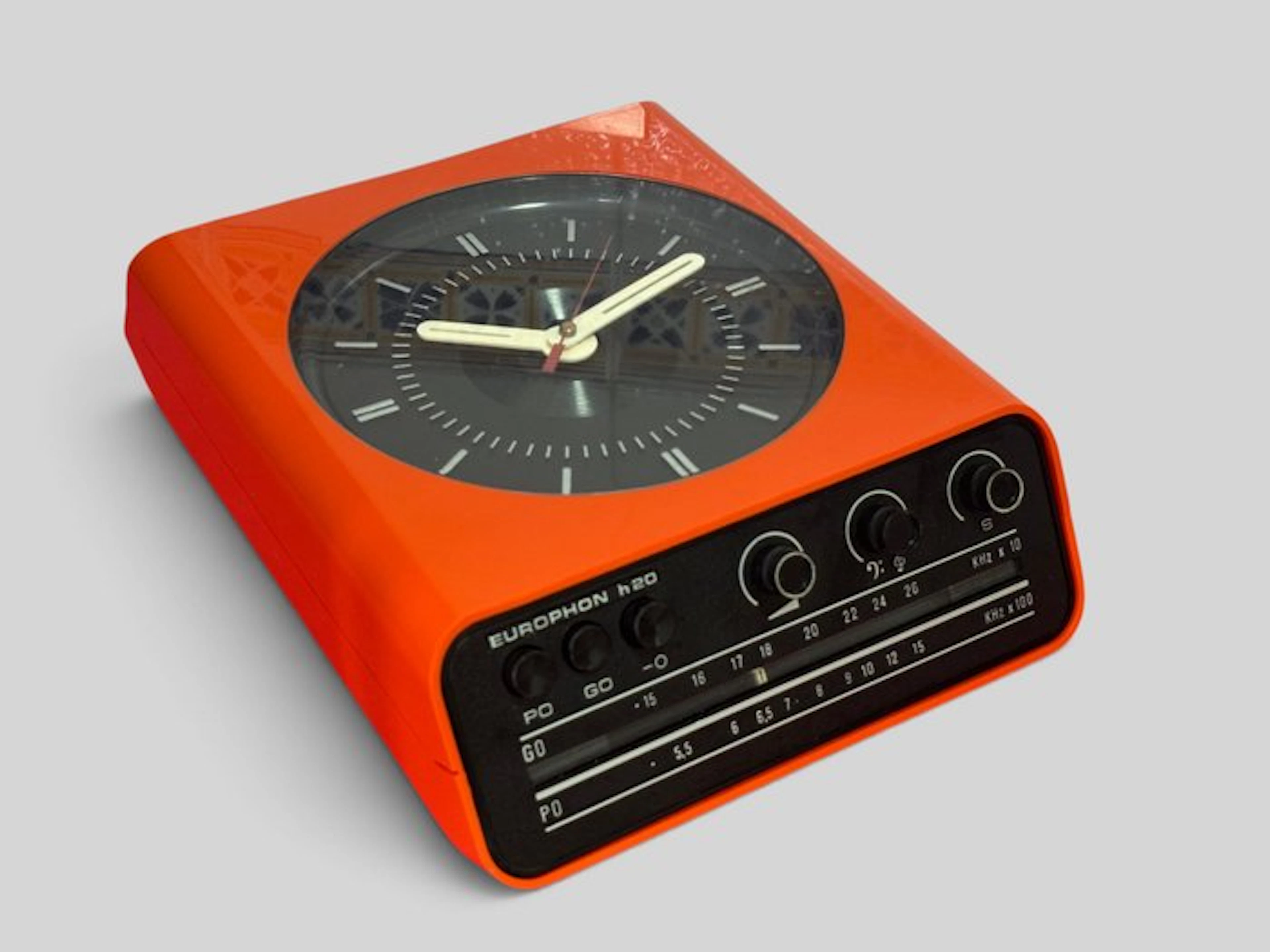 Clock Radio - Europhon Space Age Plastic - 1960-1970 - H20 Adriano Rampoldi