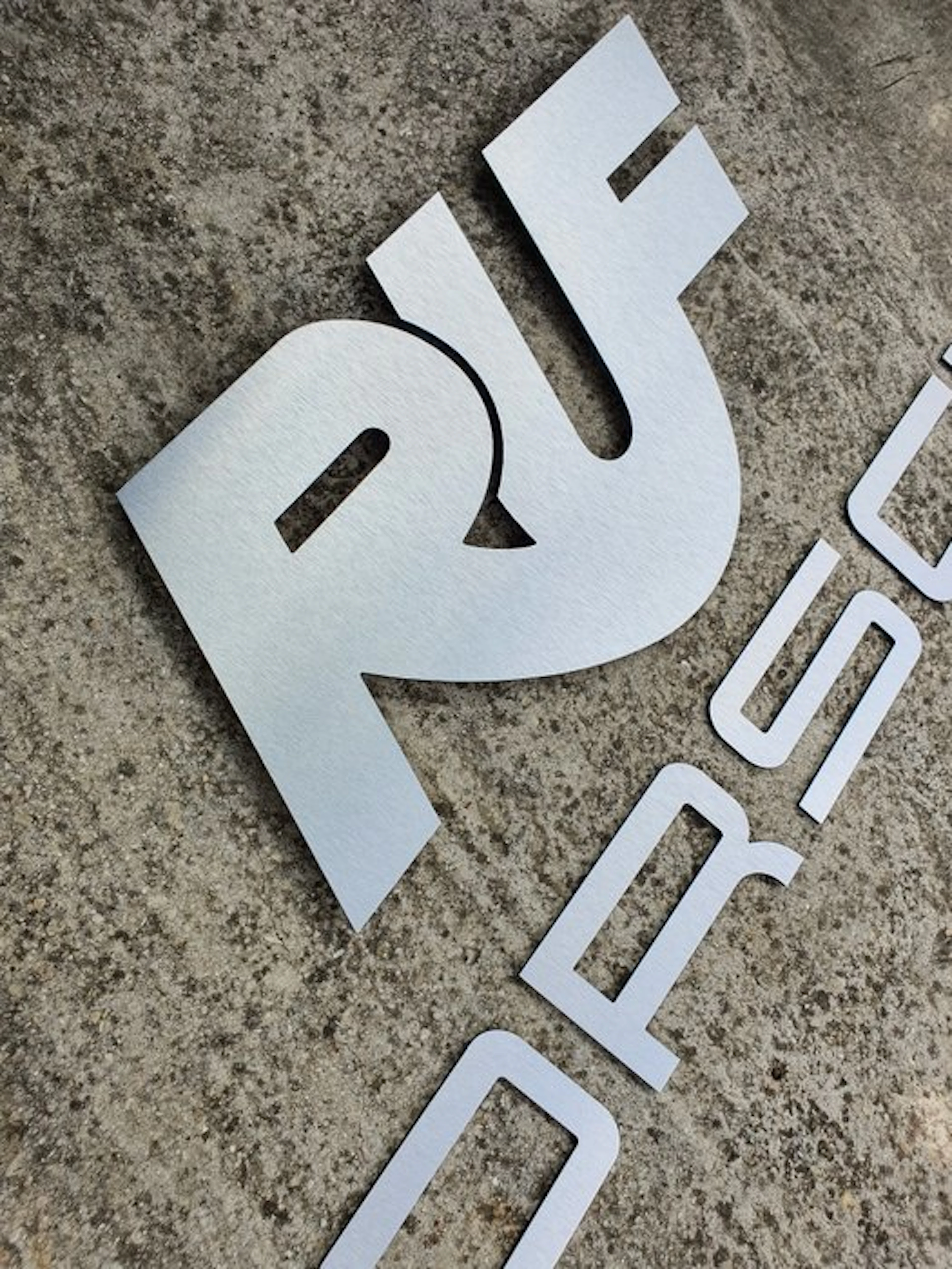 Sign - Porsche - Logo mural professionel RUF Porsche - XL Size
