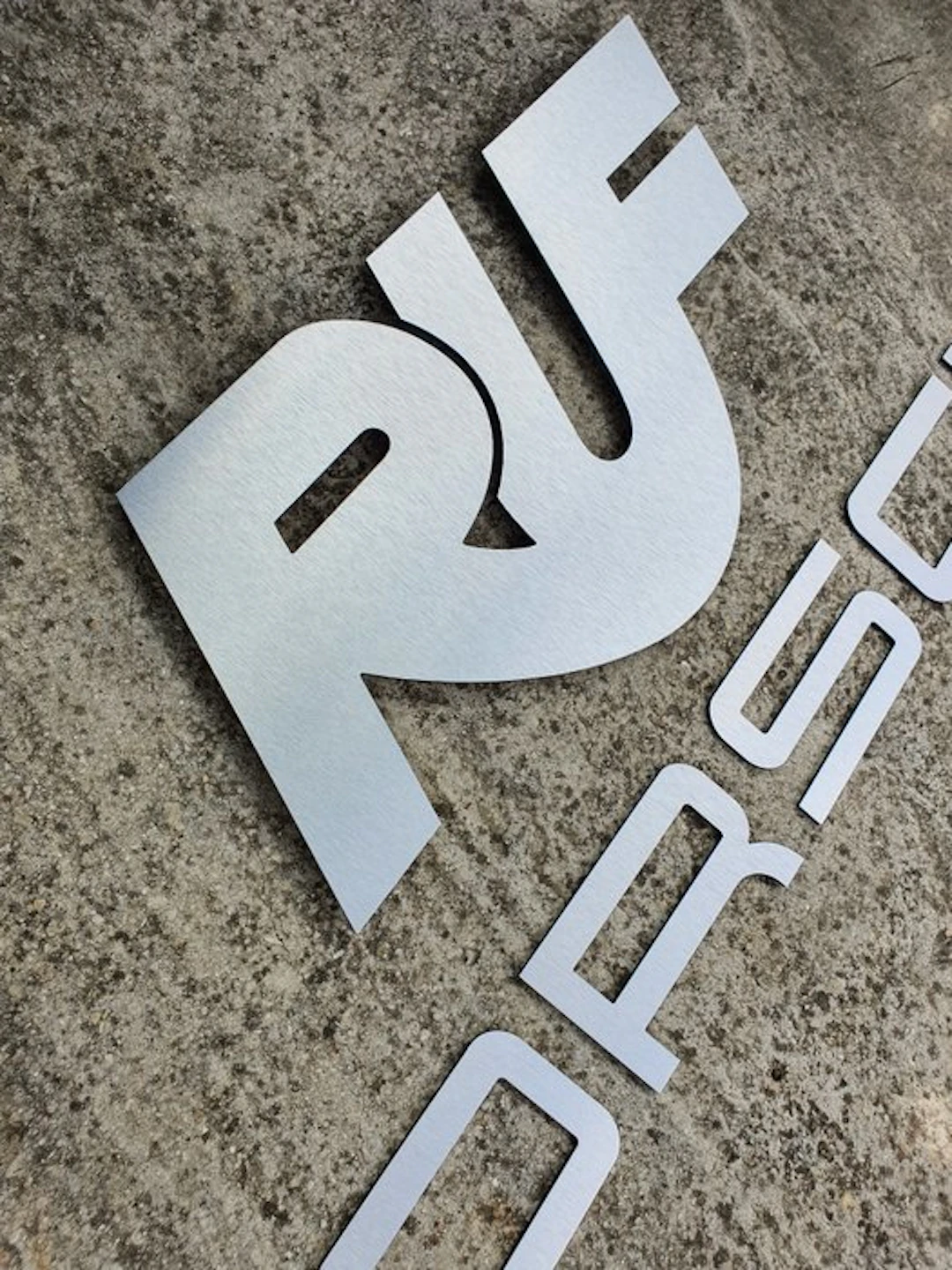 Sign - Porsche - Logo mural professionel RUF Porsche - XL Size