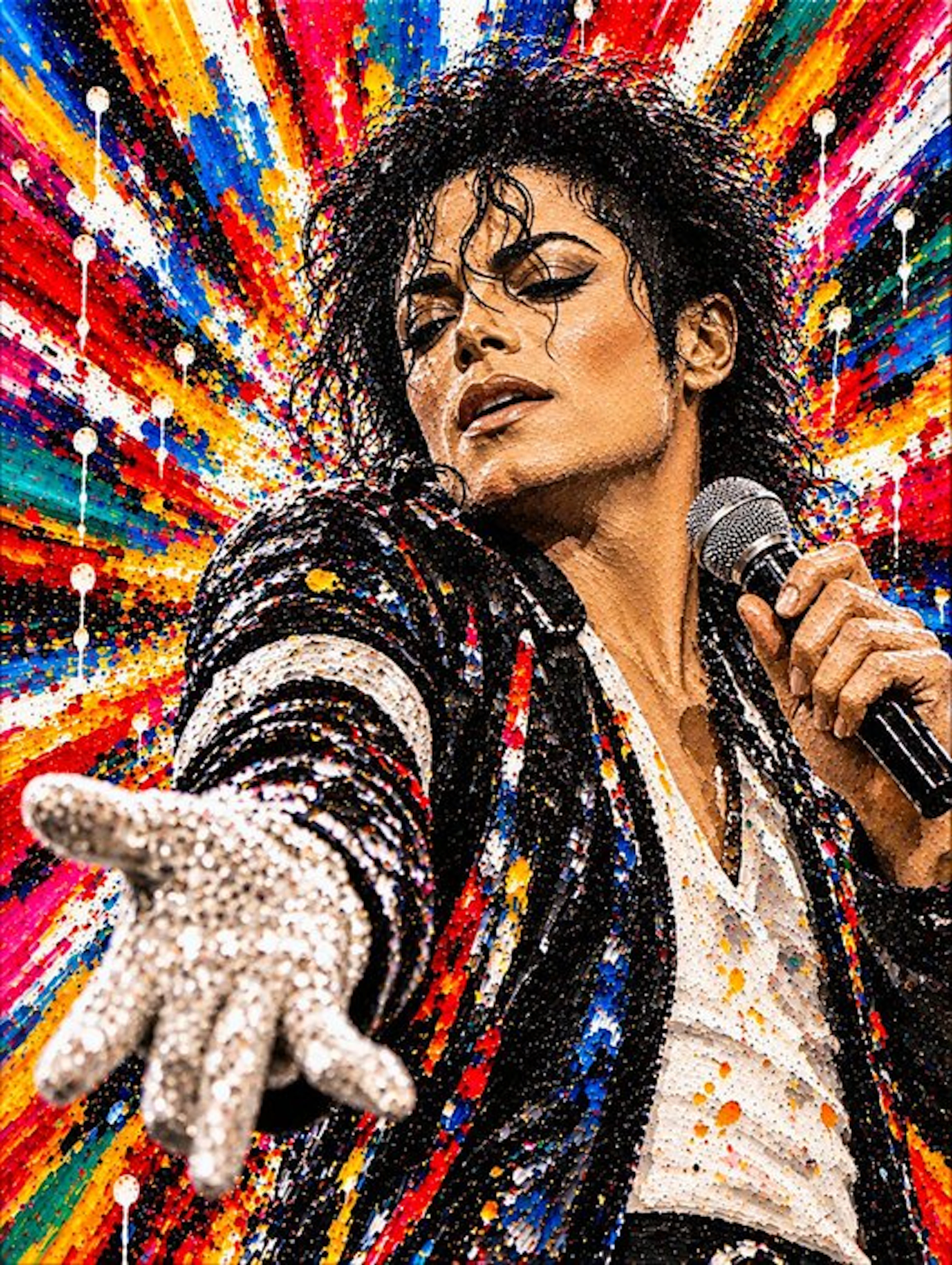 Michael Jackson 1 copy of 5 - Michael Jackson - ART ICONIC EXPLOSION