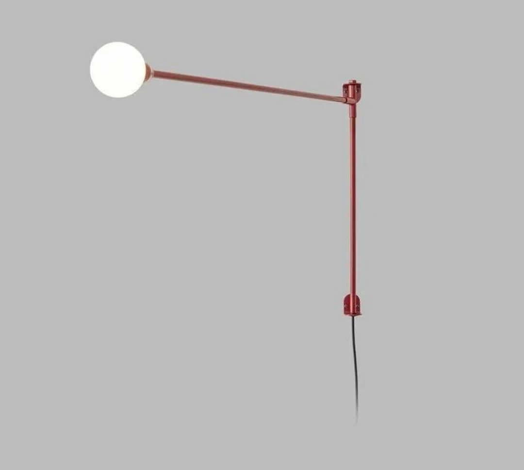 Charlotte Perriand - Wall lamp - Mini Swivel Wall Lamp - Metal, glass