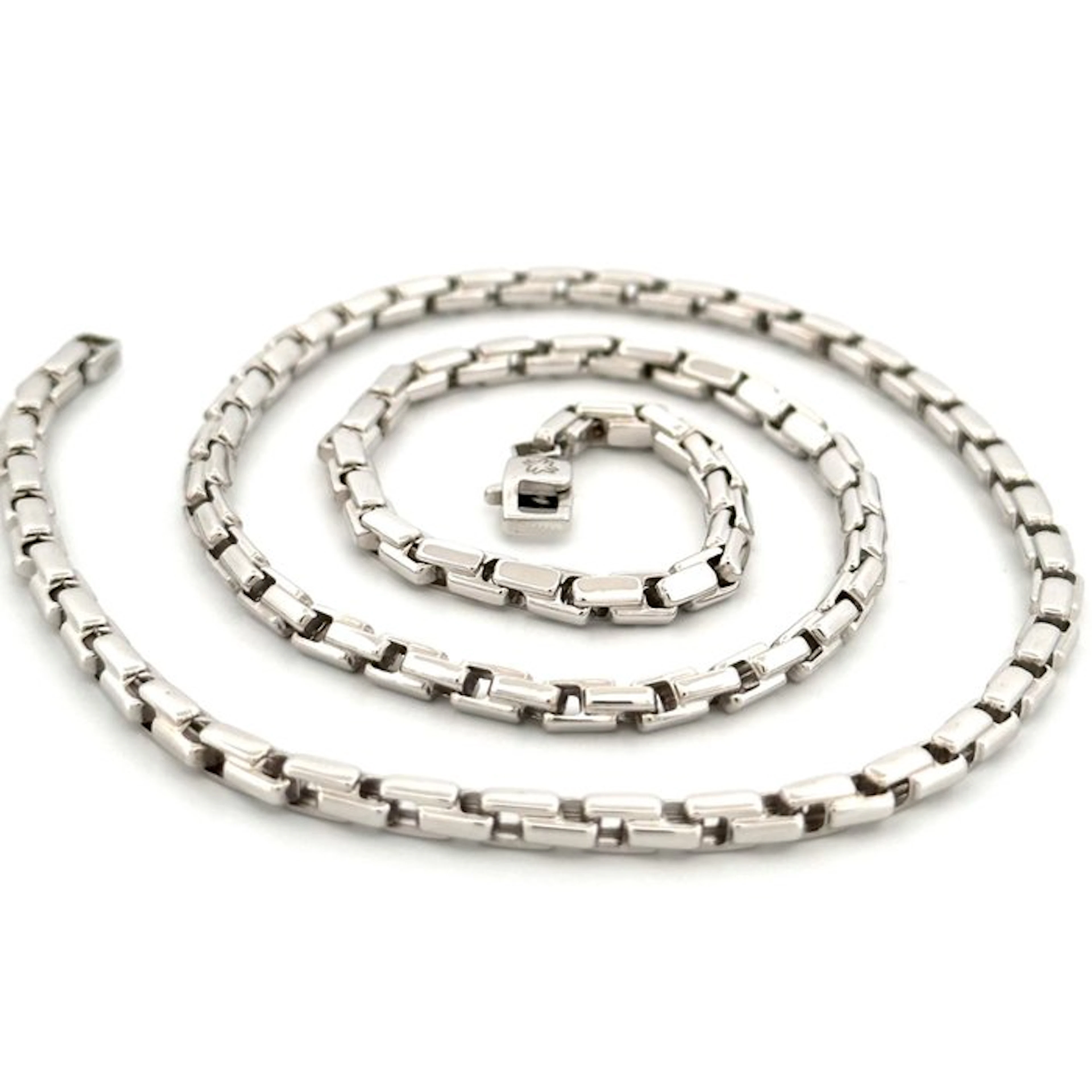 Necklace - 18 kt. White gold - "Maistrello" - 50 cm