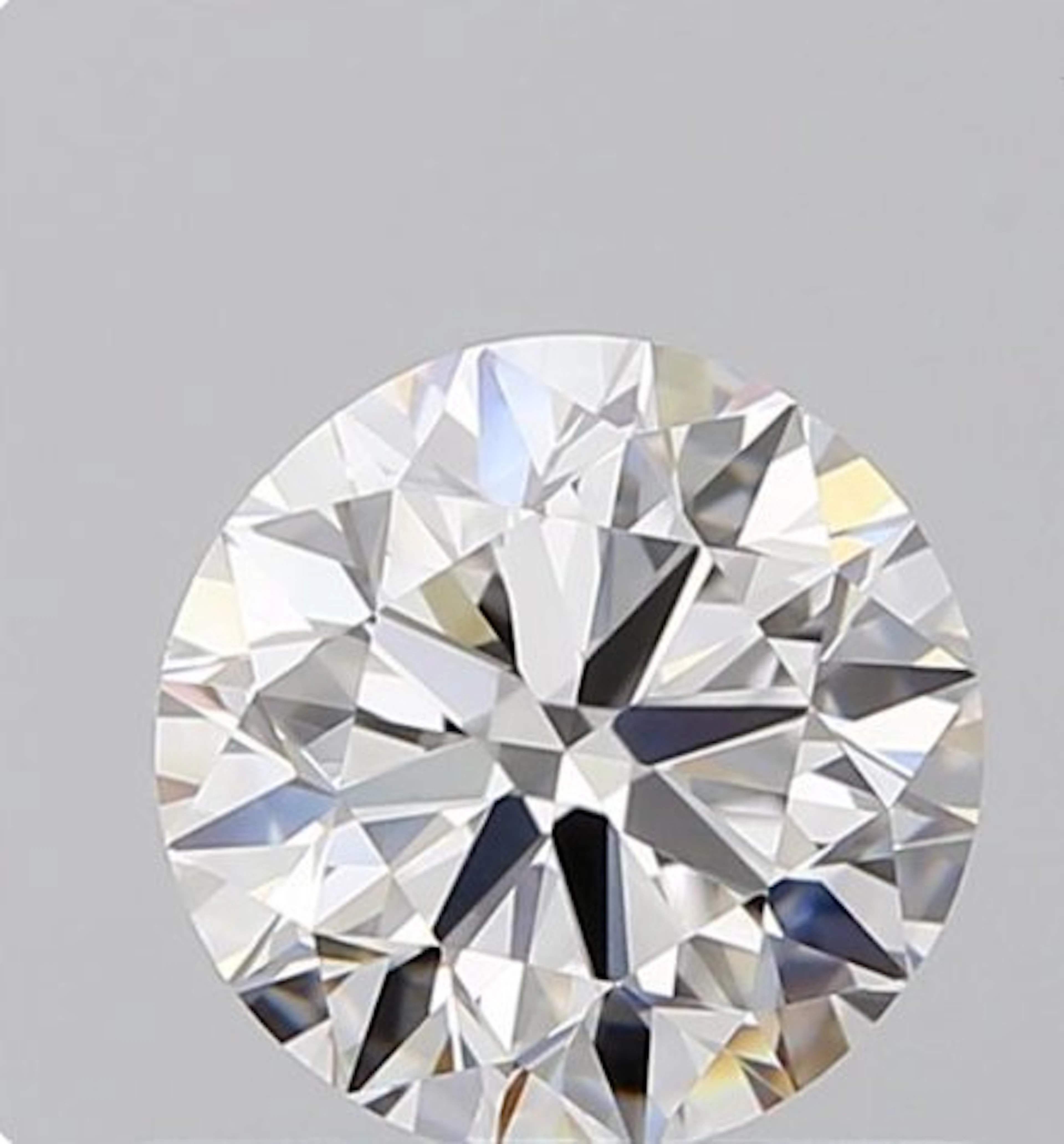 1 pcs Diamond (Natural) - 0.71 ct - Round - F - IF...