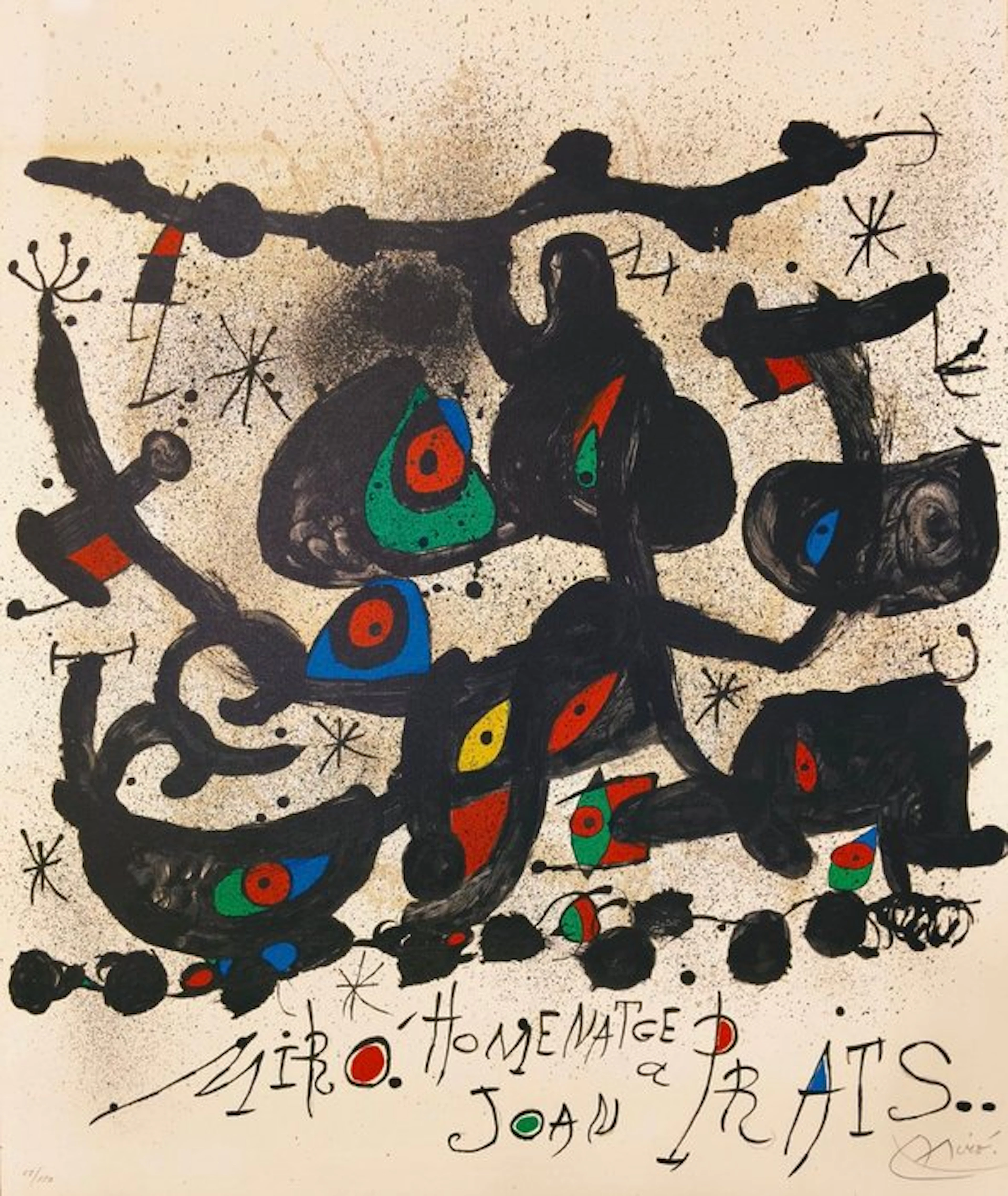 Joan Miro (1893-1983) - Homenatge a Joan Prats