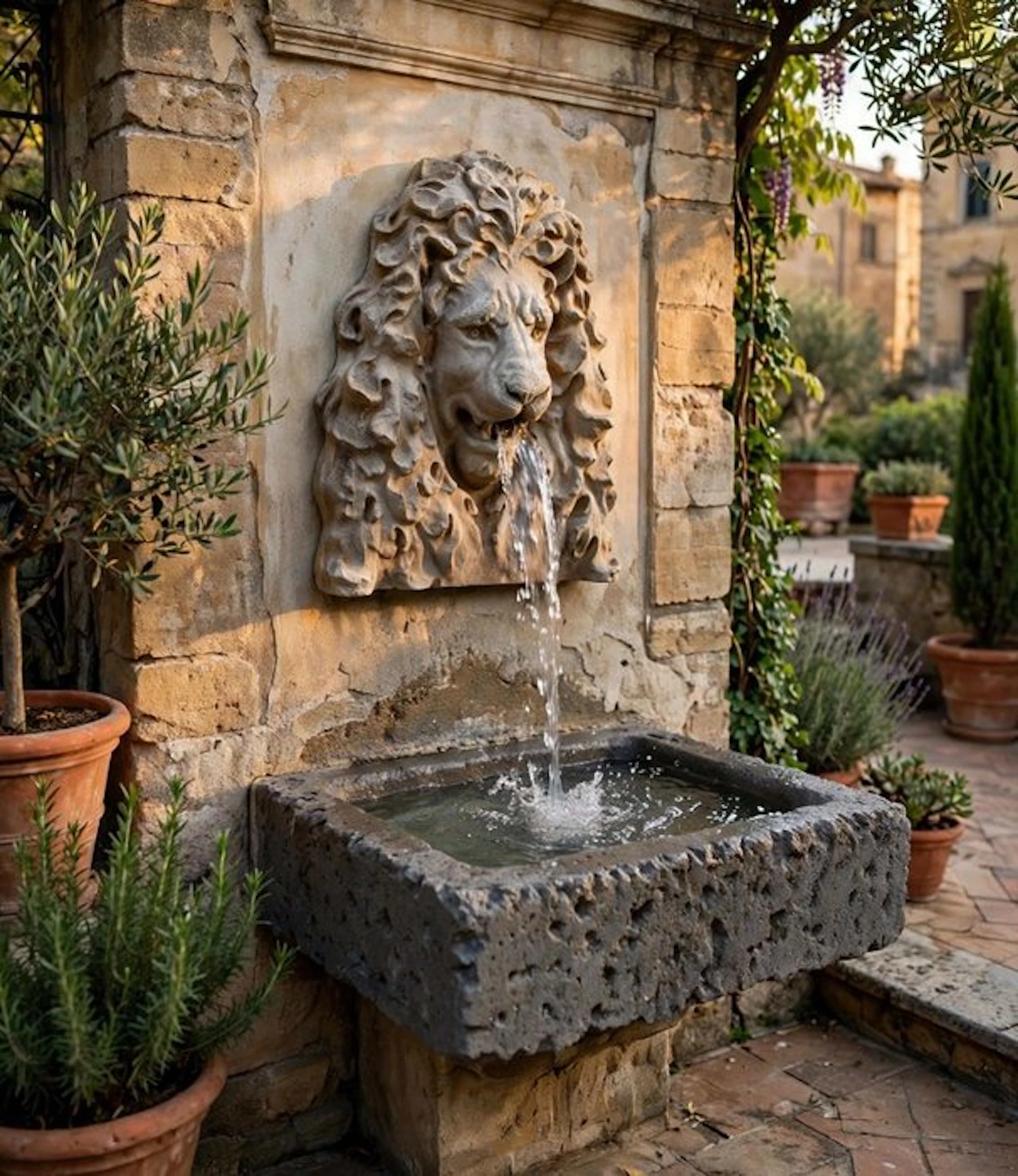 Lavabo (2) - volcanic limestone