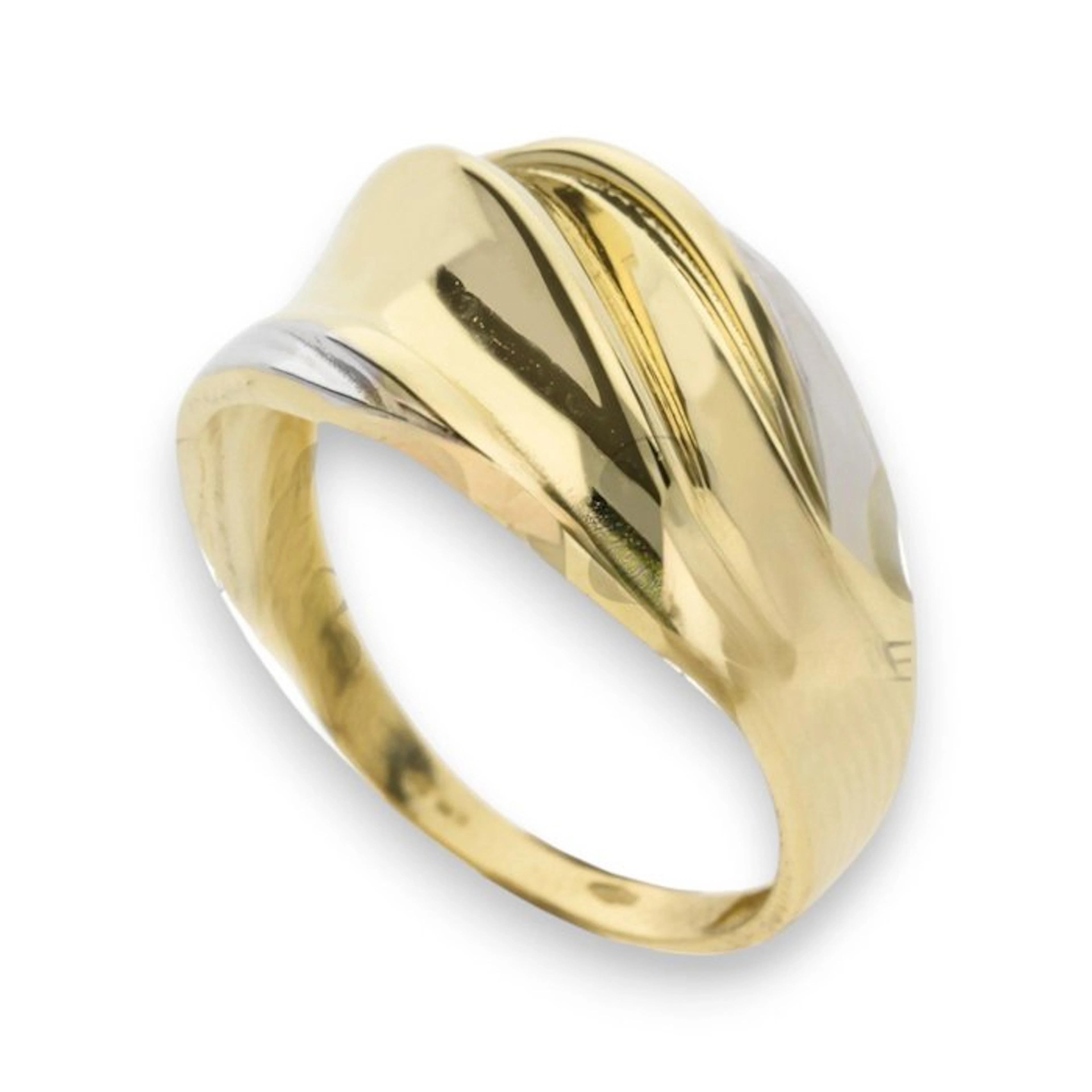 Ring - 18 kt. Yellow gold, White gold - 18k ring, 5 g