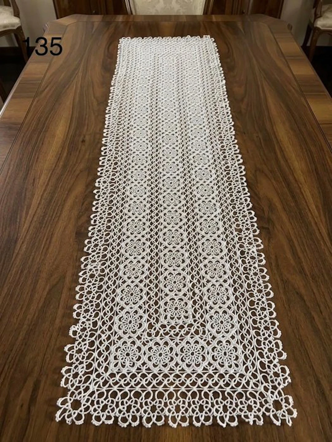 Embroidery - 135 cm - 40 cm - Pizzo and Fusilli