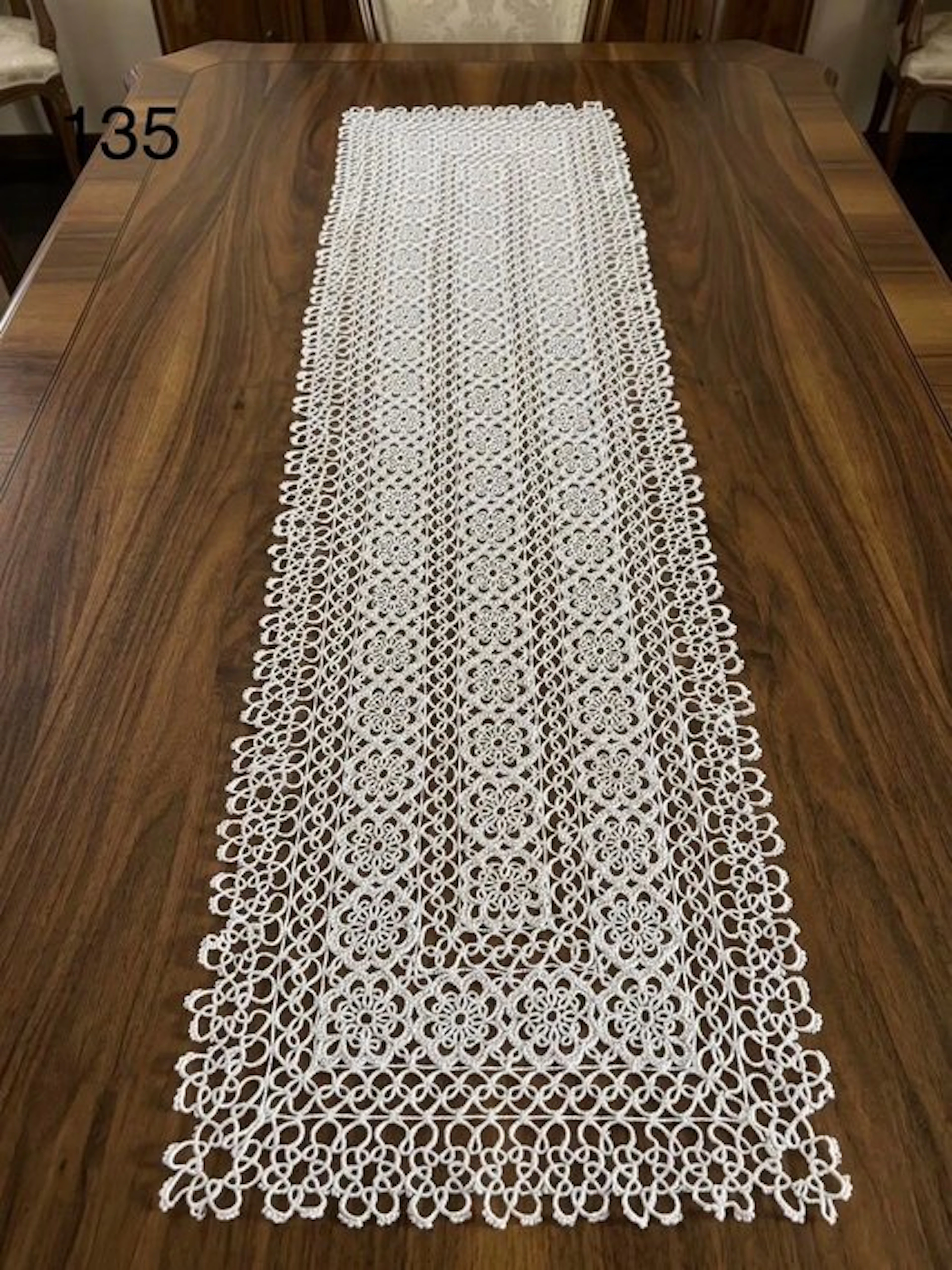 Embroidery - 135 cm - 40 cm - Pizzo and Fusilli