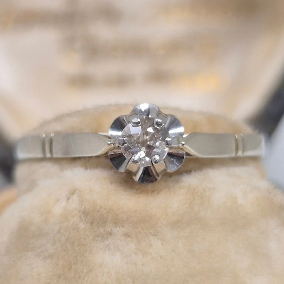 No reserve price - Ring - 18 kt