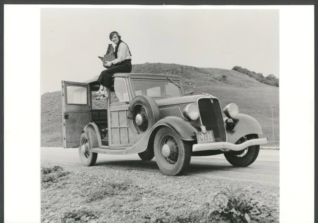 Rondal Partridge - Dorothea Lange photographed by her...