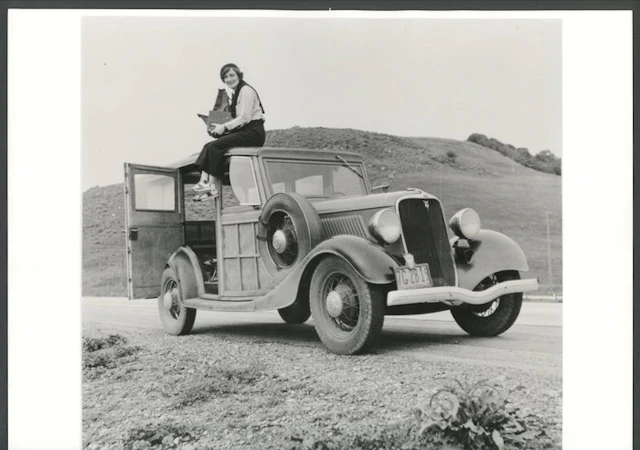 Rondal Partridge - Dorothea Lange photographed by her...