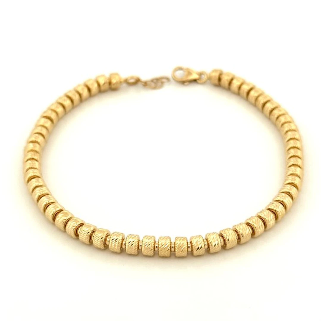 Bracelet - 18 kt. Yellow gold - Washer - 6.2 g